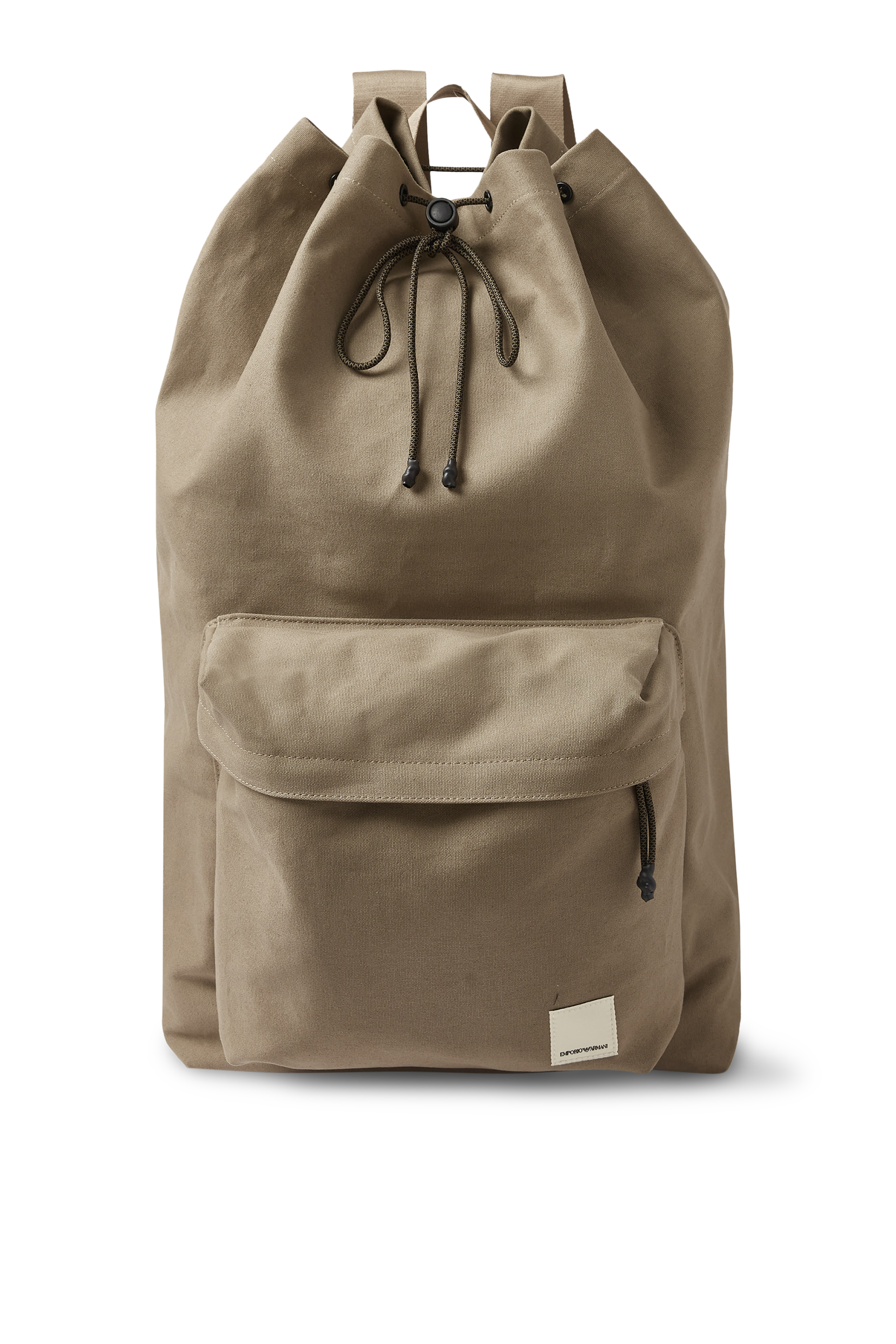 EA Logo Patch Cotton Backpack