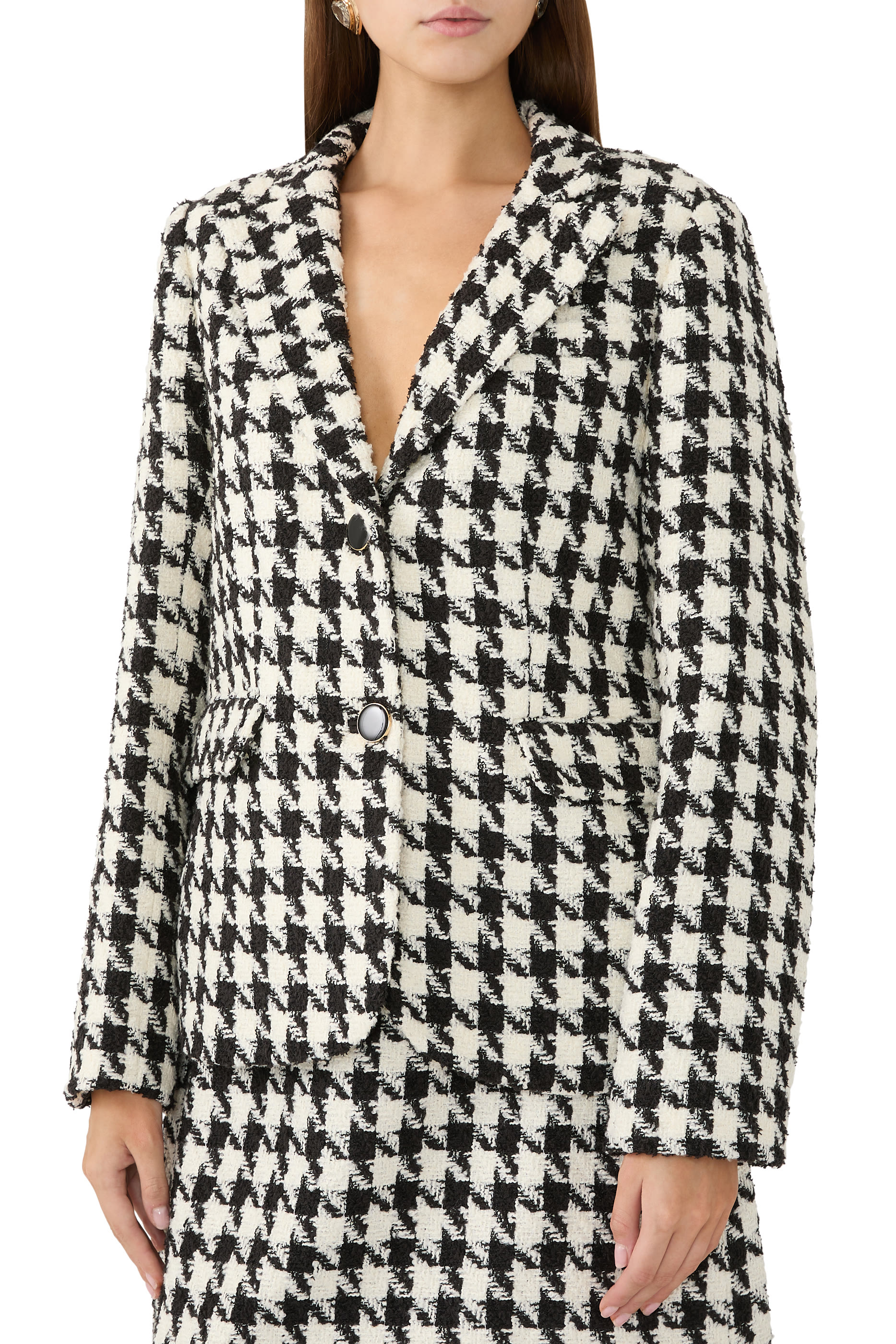 Houndstooth Blazer