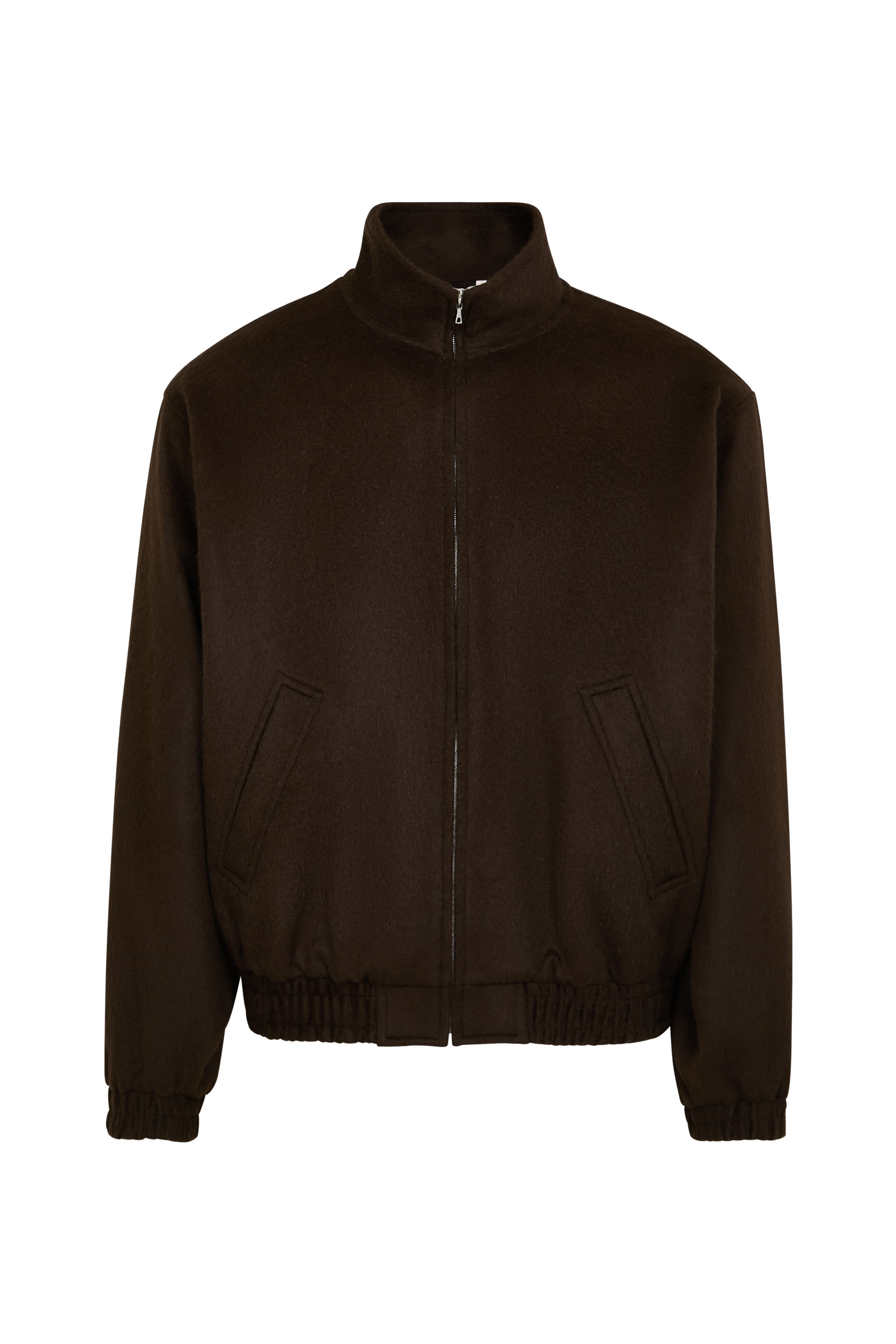 Baby Camel Flannel Zip Blouson 