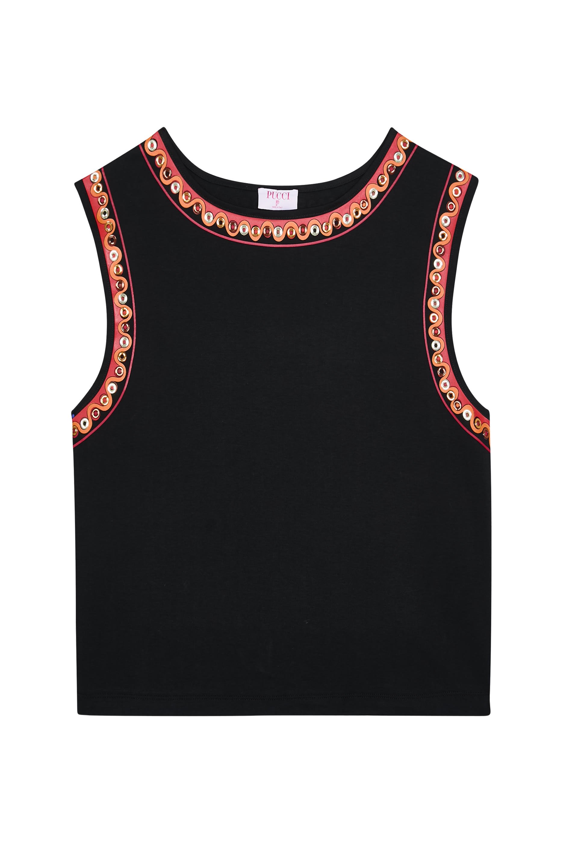 Bordi Stampa Sleeveless T-Shirt