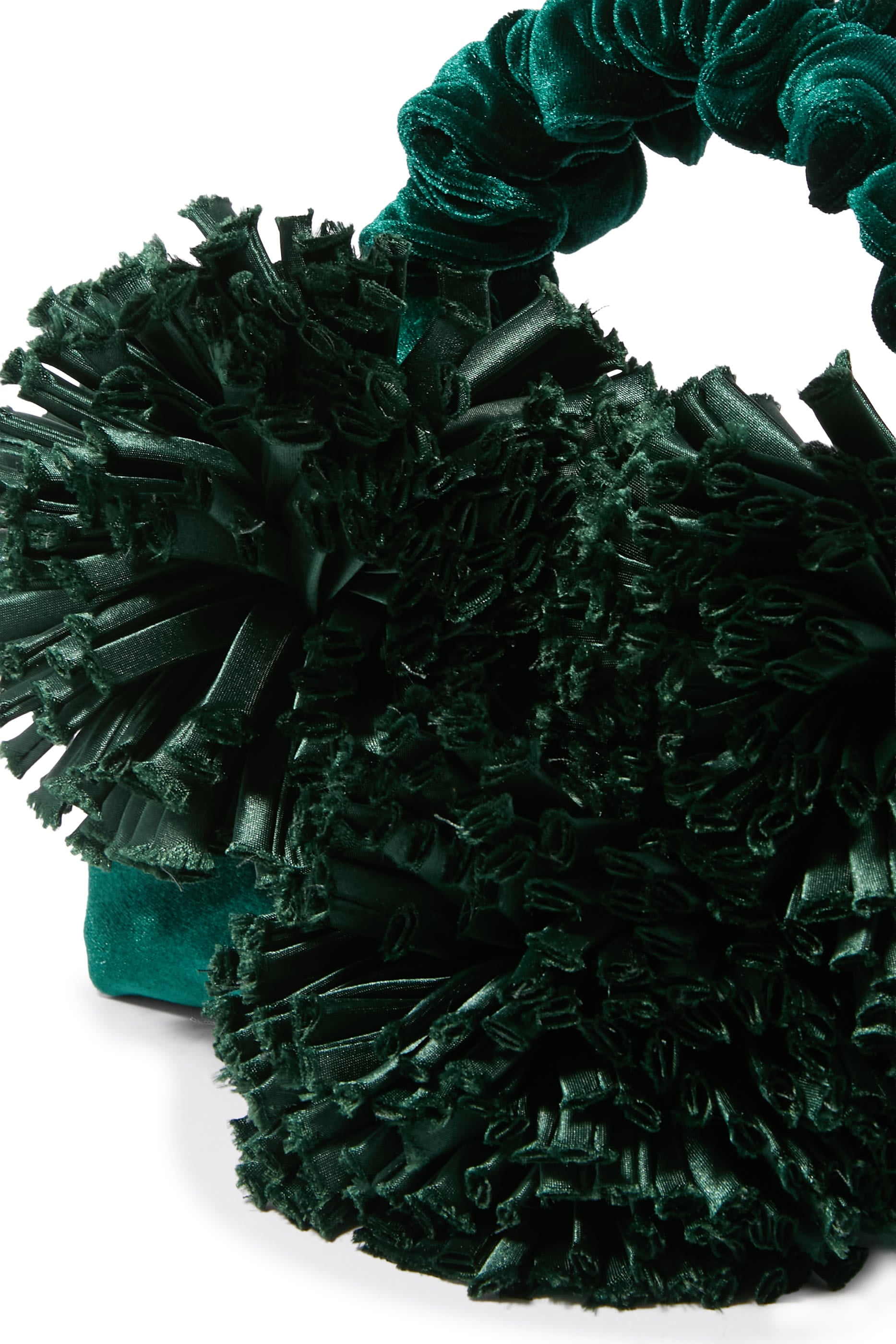 Mini Velvet Pom Tote