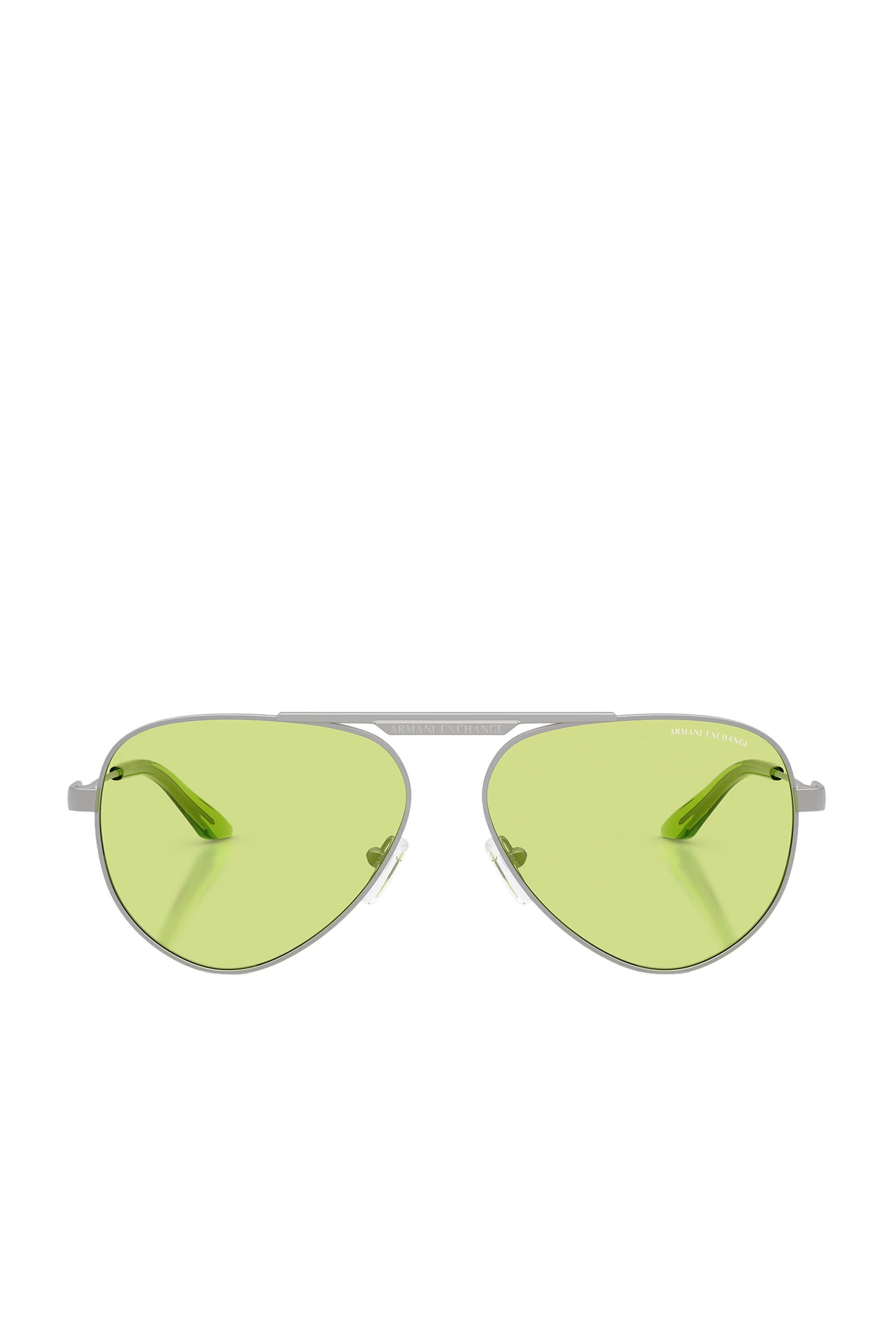 Pilot Frame Double-Bridge Sunglasses