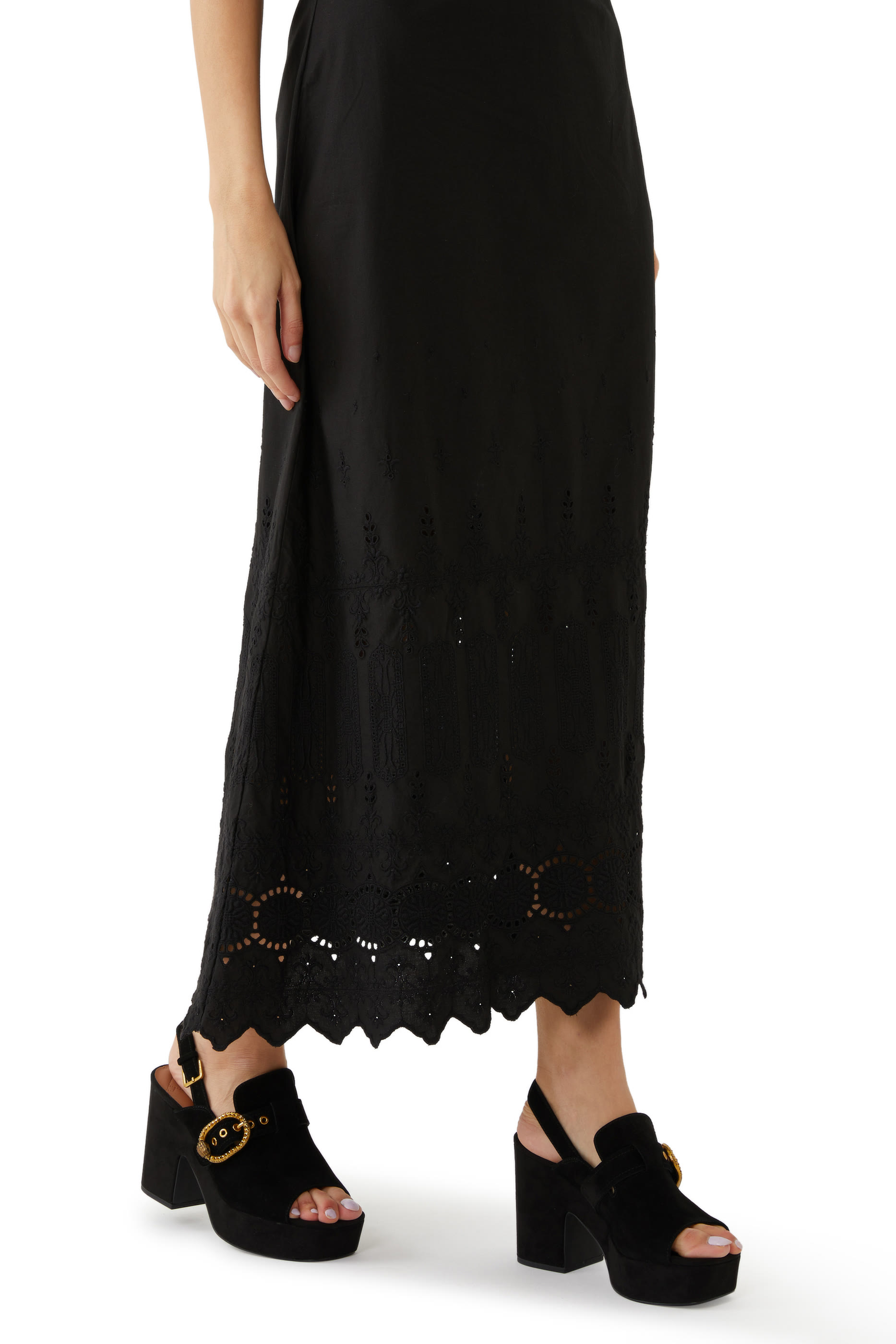 Mayfair Platform Sling Mules