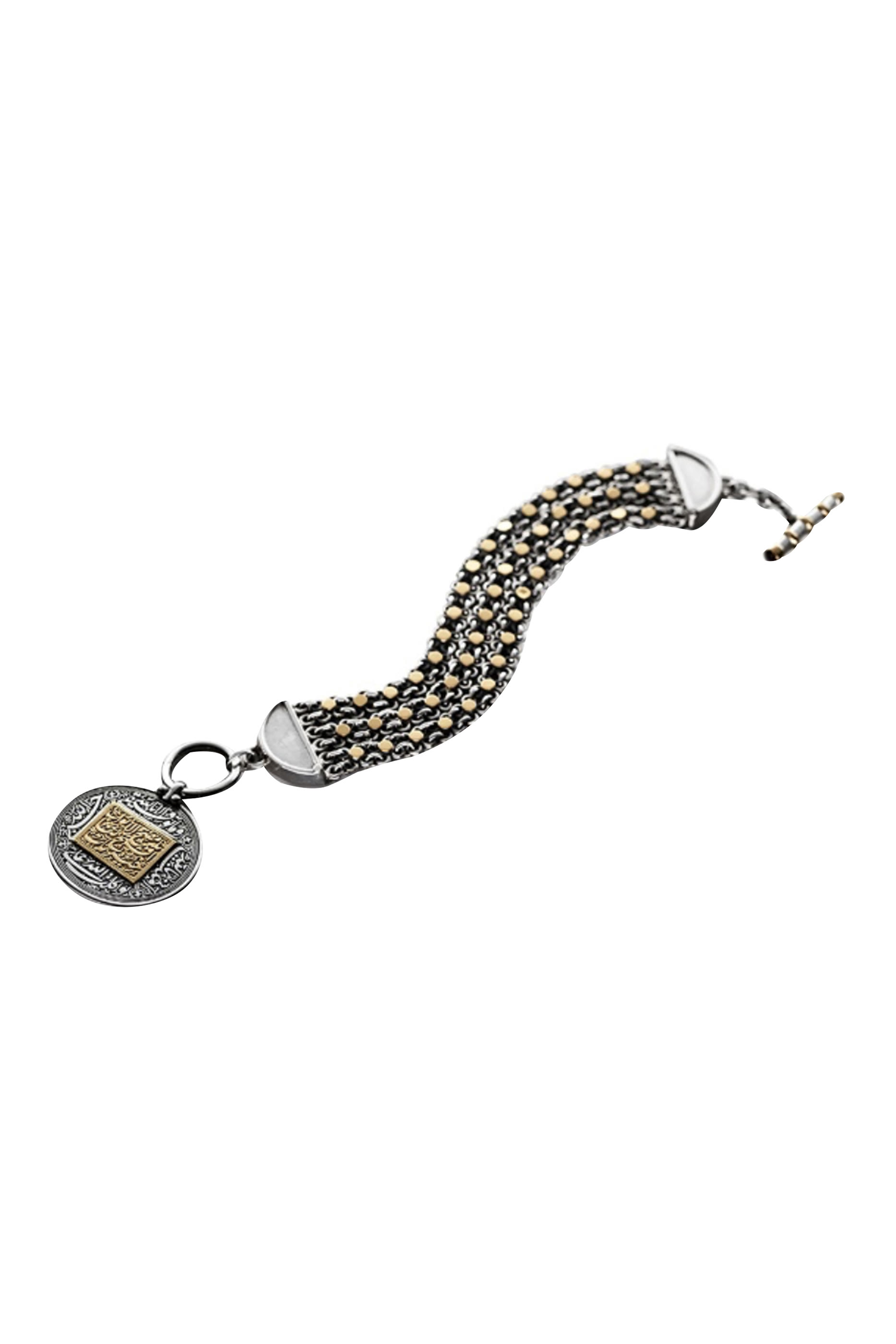 Garnet Multi-Stranded T-Lock Bracelet