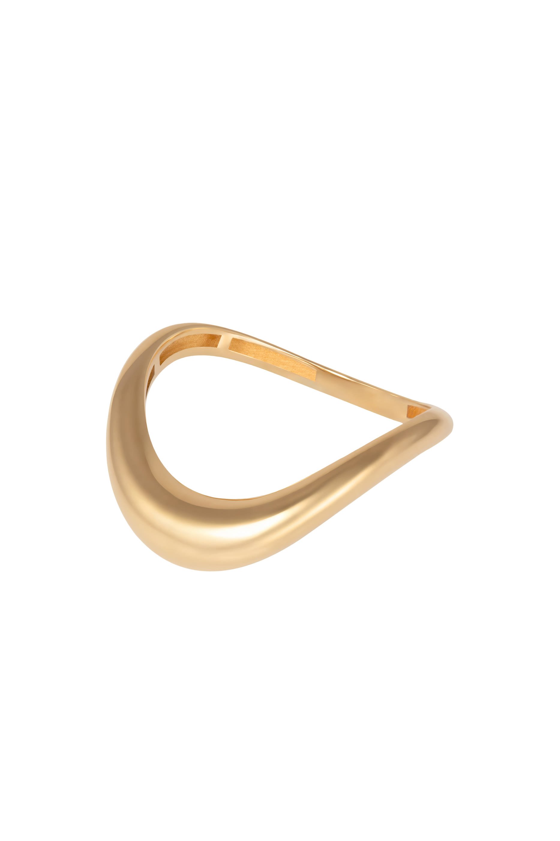 Boa Full Ring, 18k Yellow Gold