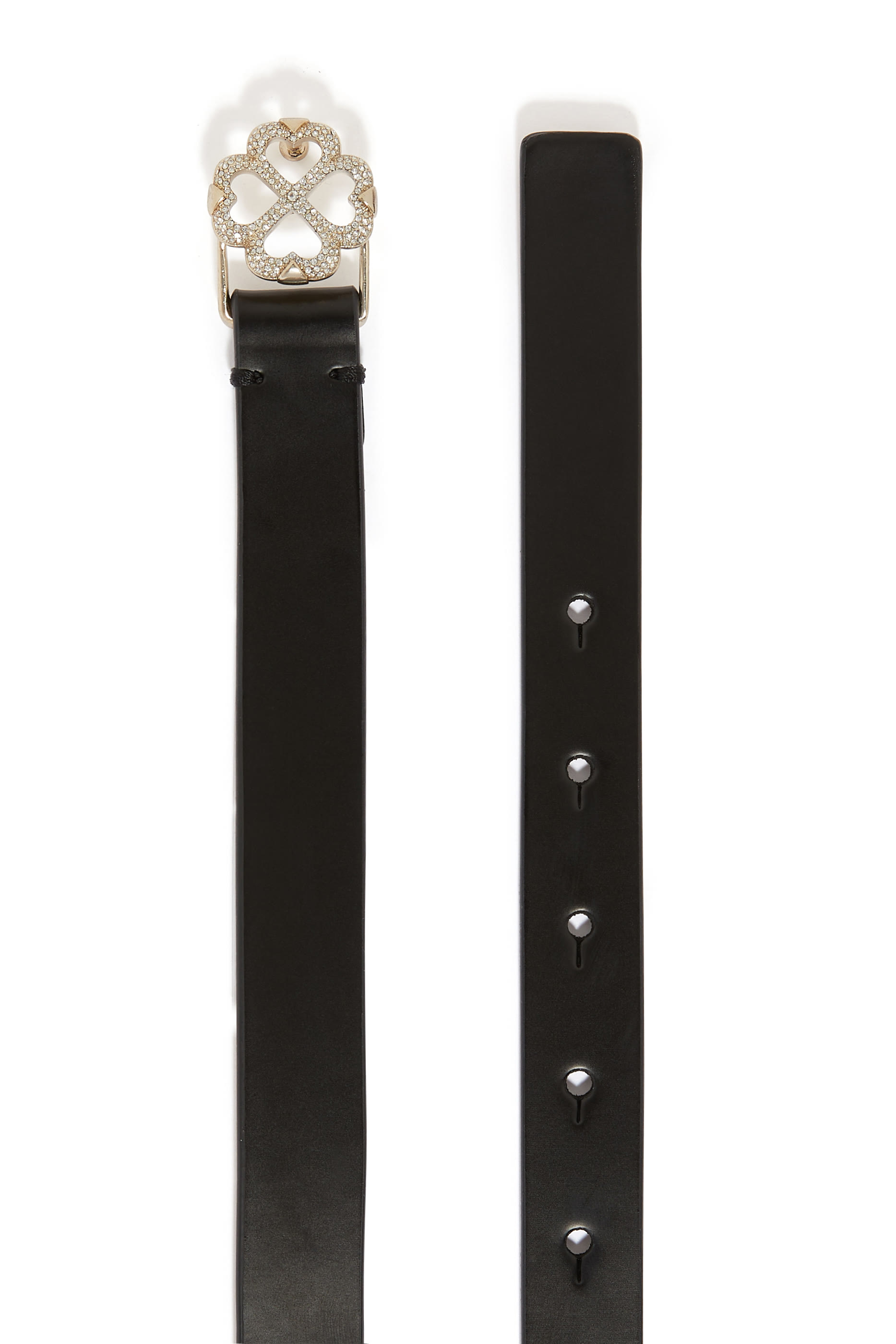 Pav&eacute; Spade Flower Belt