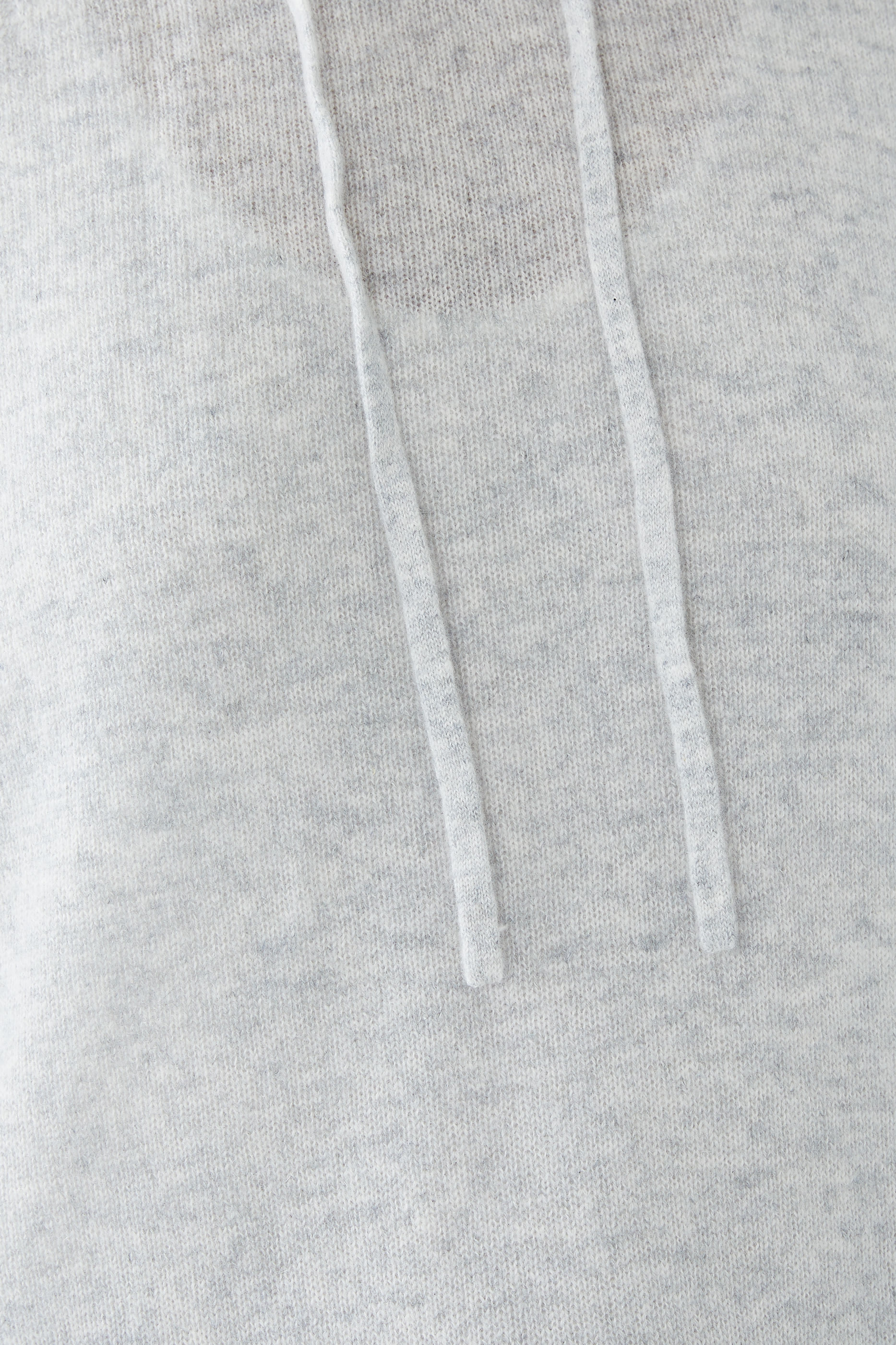 Cashmere Rib Back Hoodie