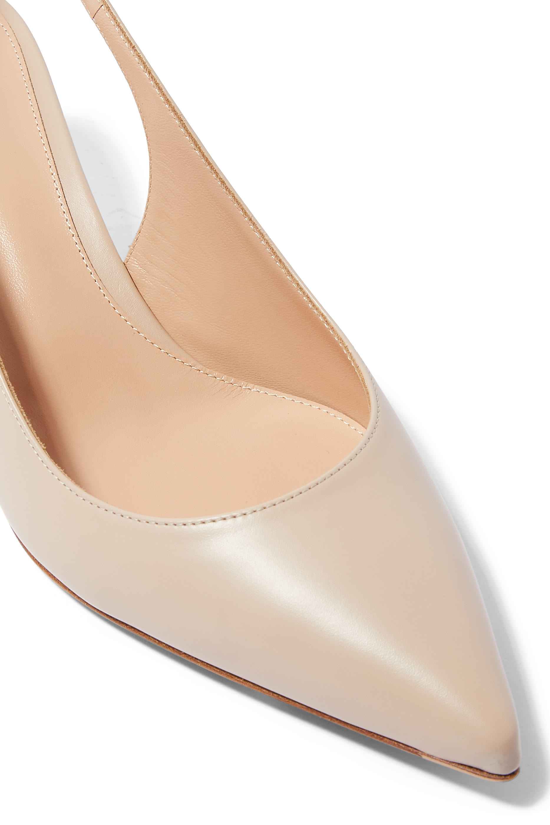 Ribbon 55 Leather Slingback Pumps