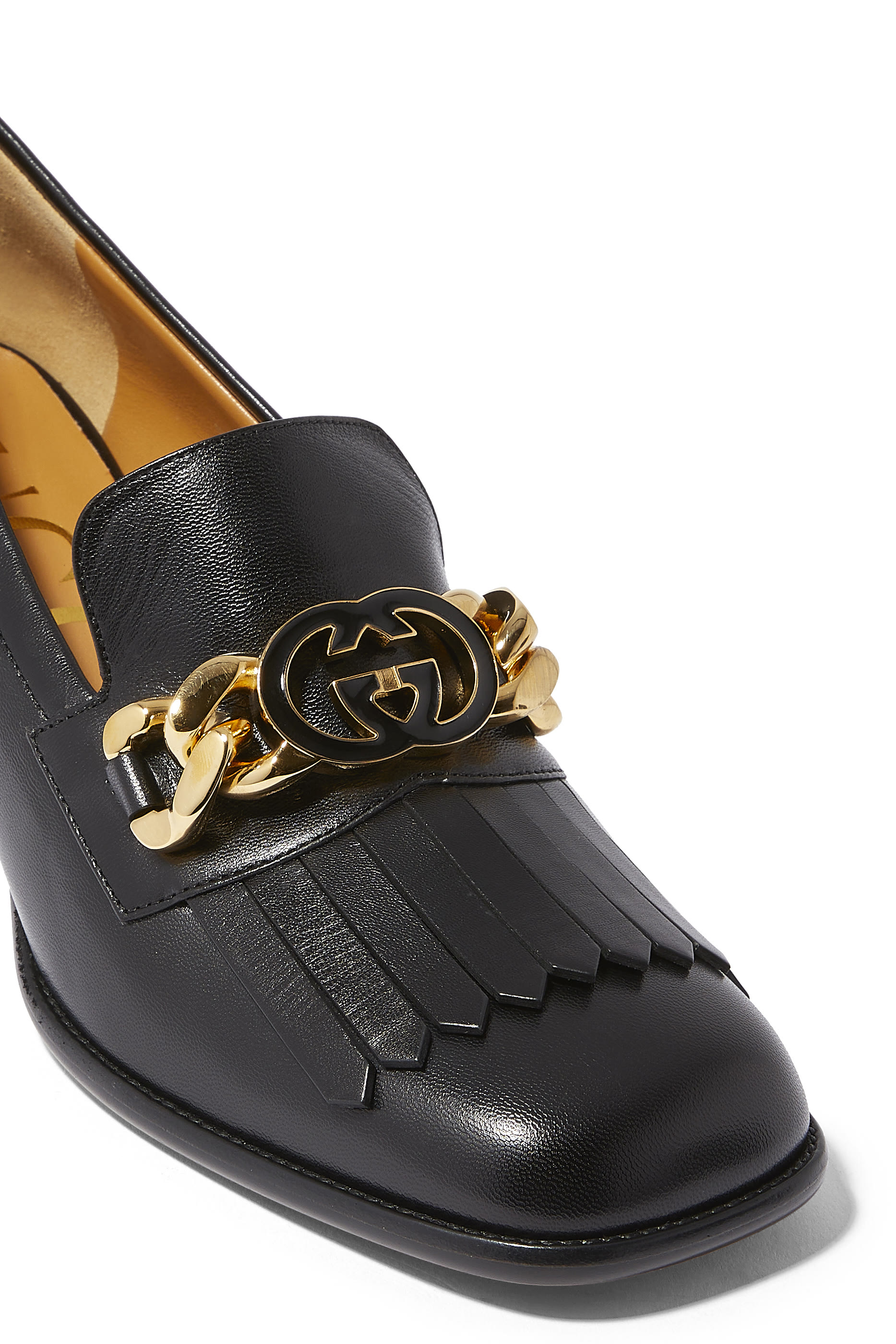 Interlocking G 55 Mid-Heel Pumps
