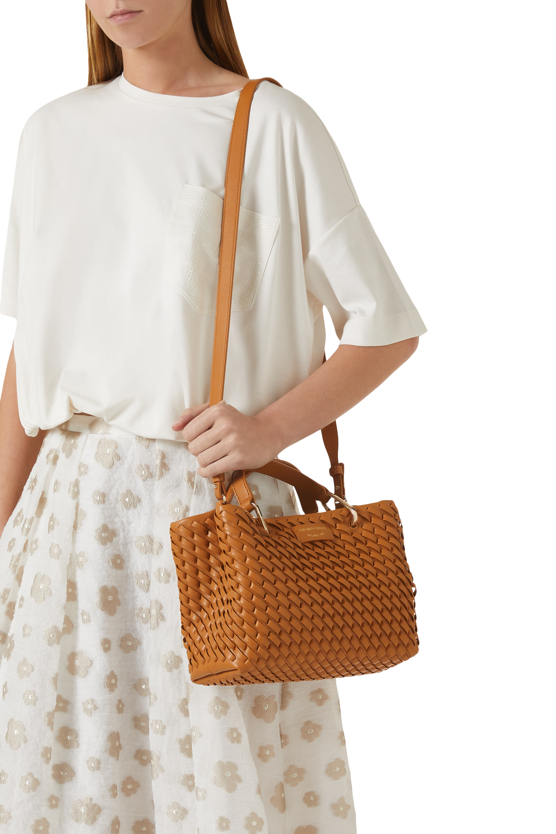 My EA Intertwined Shopper Bag