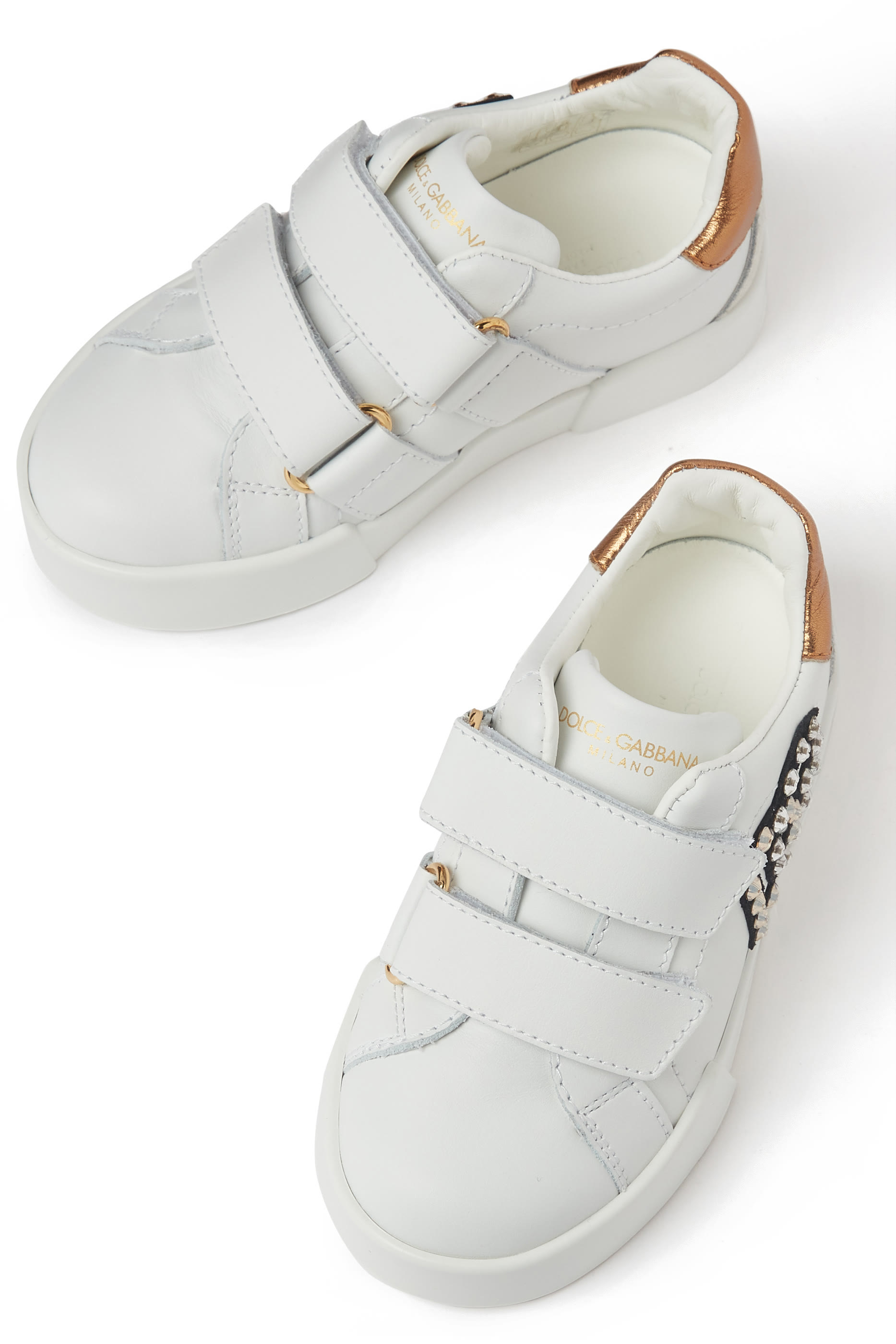 Kids Portifino Leather Sneakers