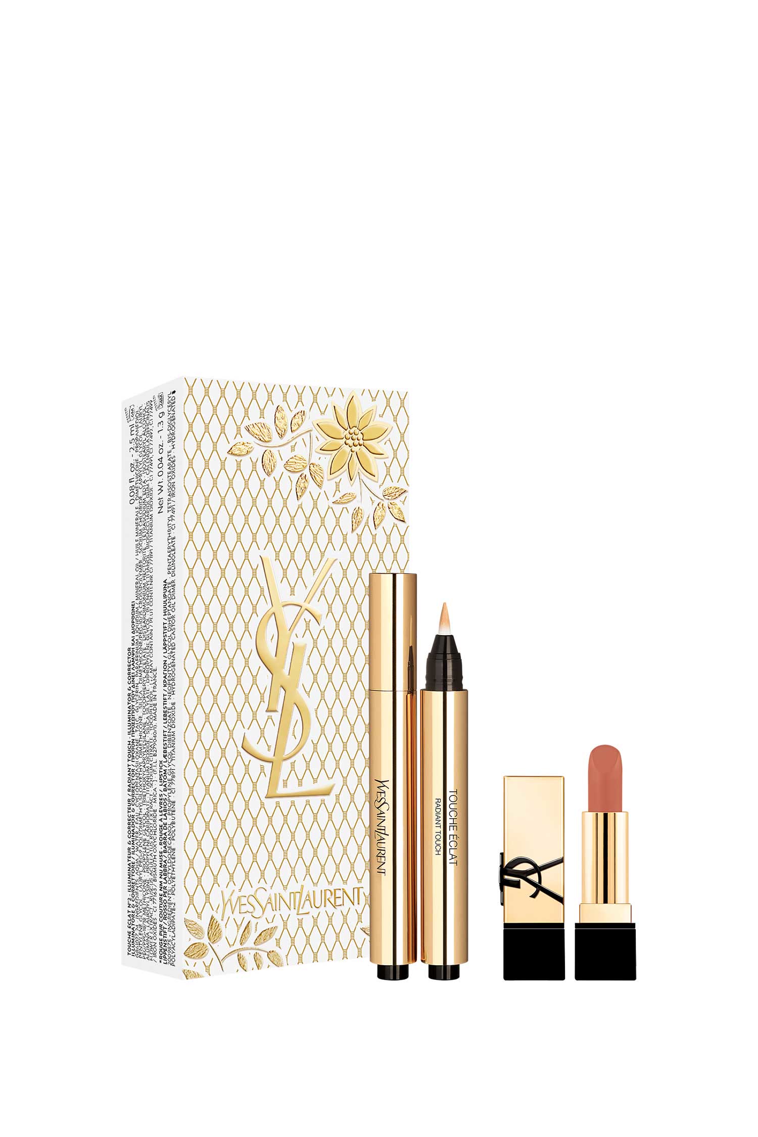 Touche Eclat & Mini Rouge Pur Couture Lipstick Holiday Gift Set