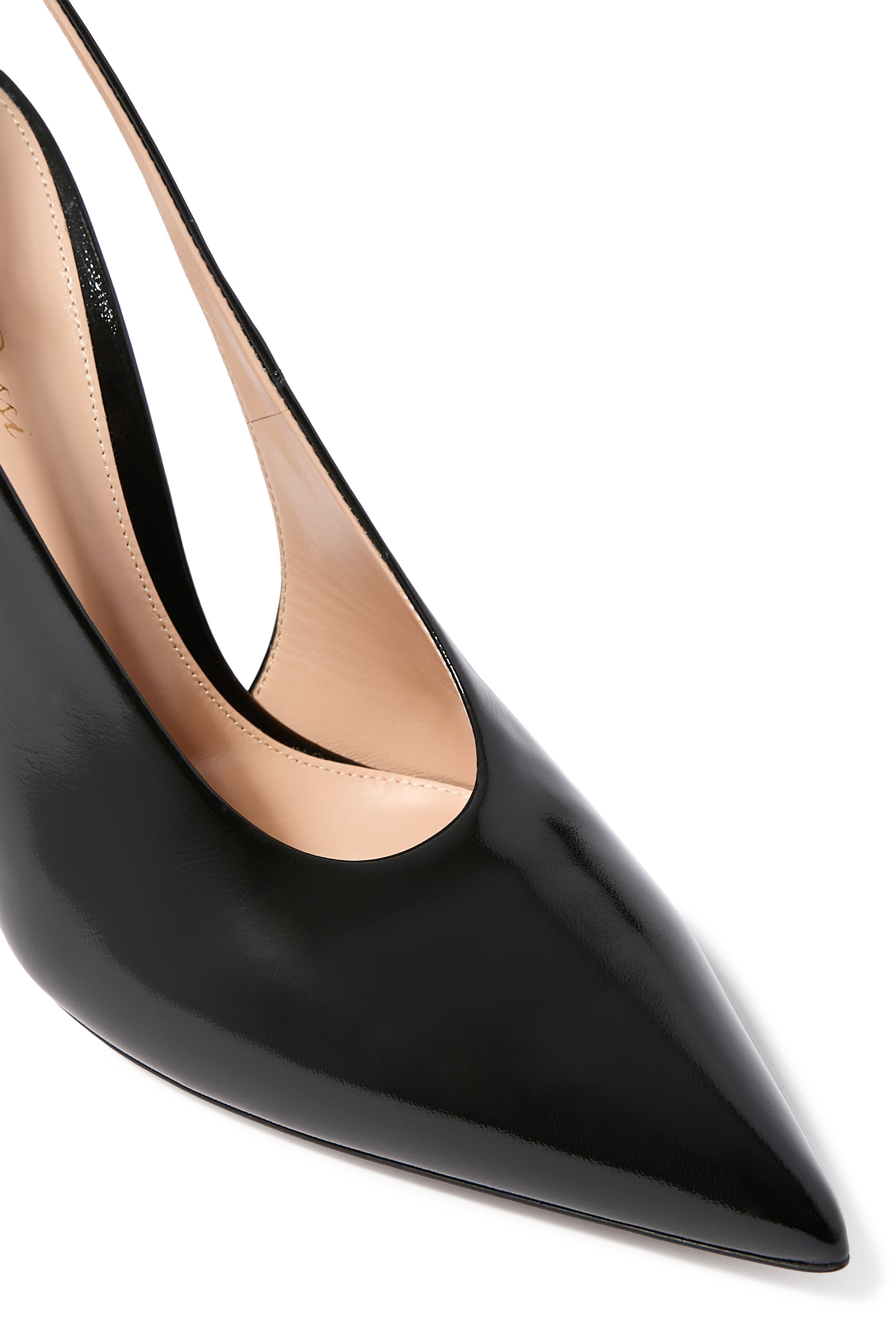  Robbie Patent Leather 105 Slingback Pumps