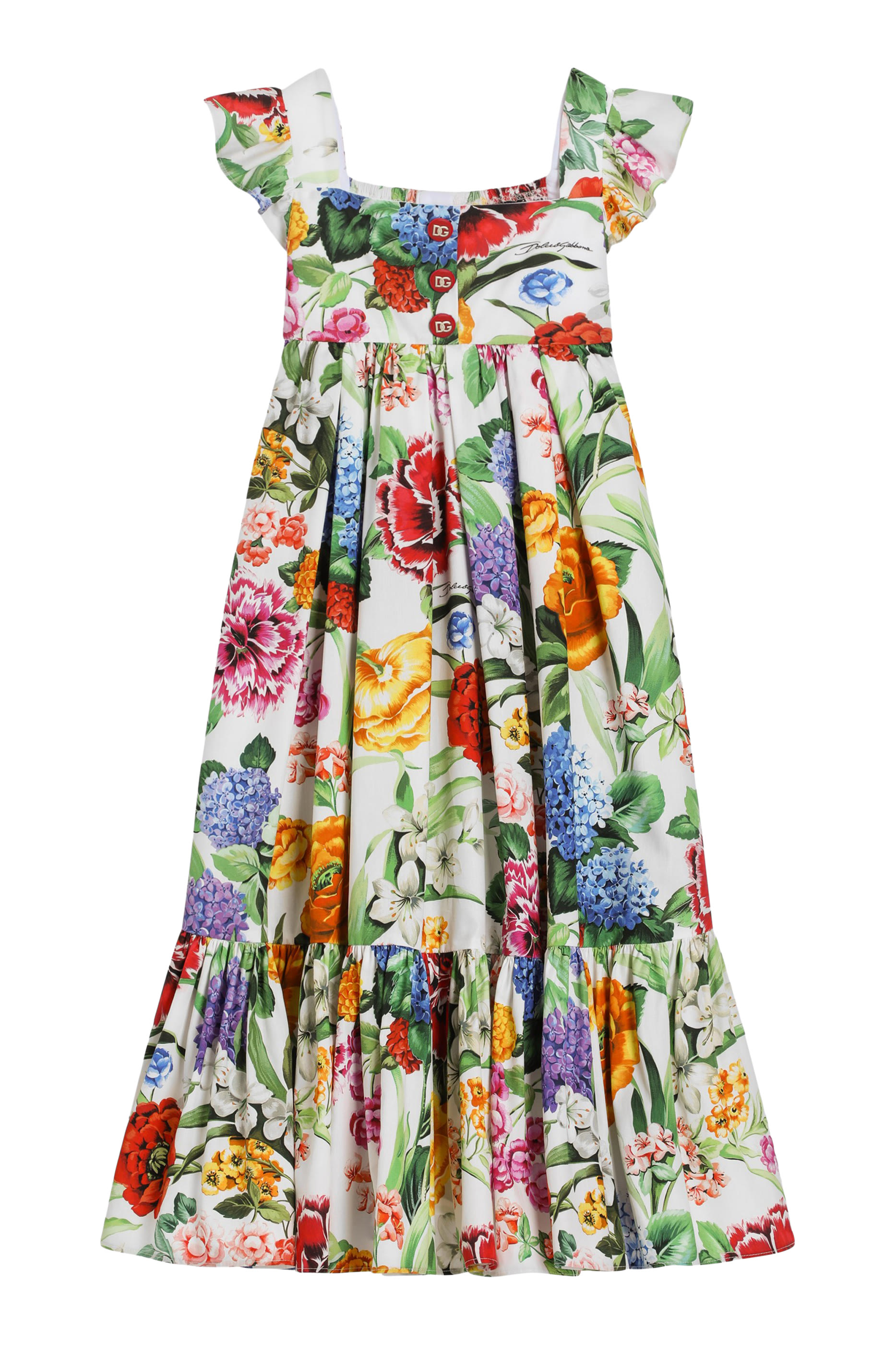 Kids Floral Print Dress