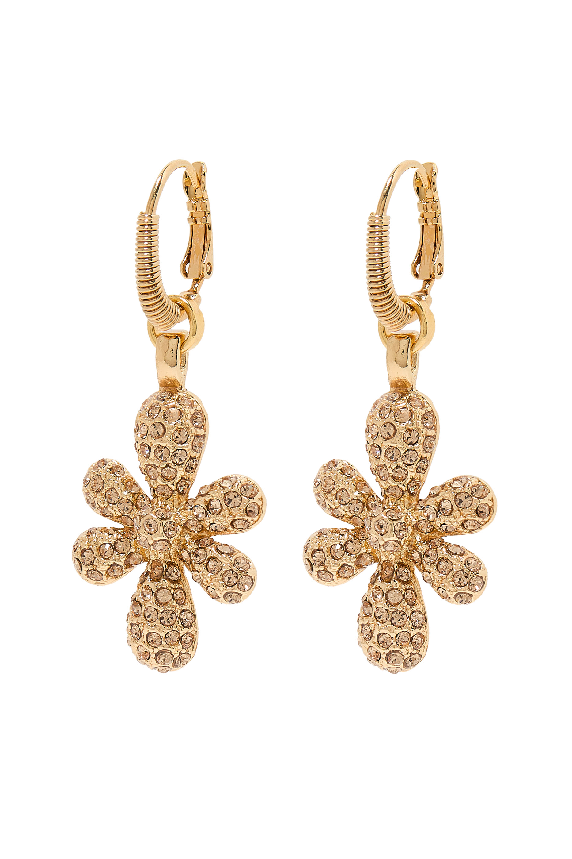 Tao Agapa Earrings, Gold-Plated Brass