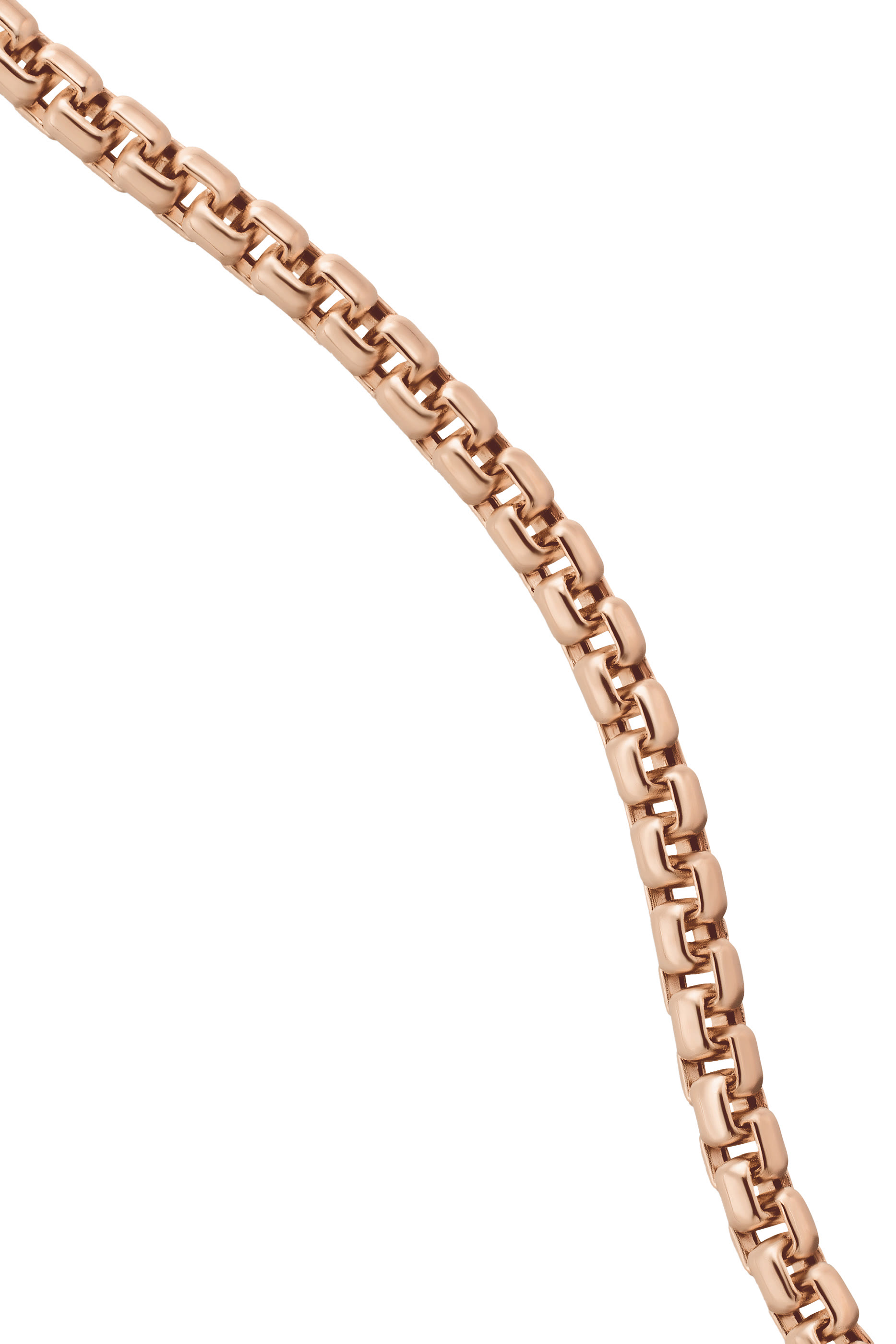 Box Chain Necklace, 18k Yellow Gold