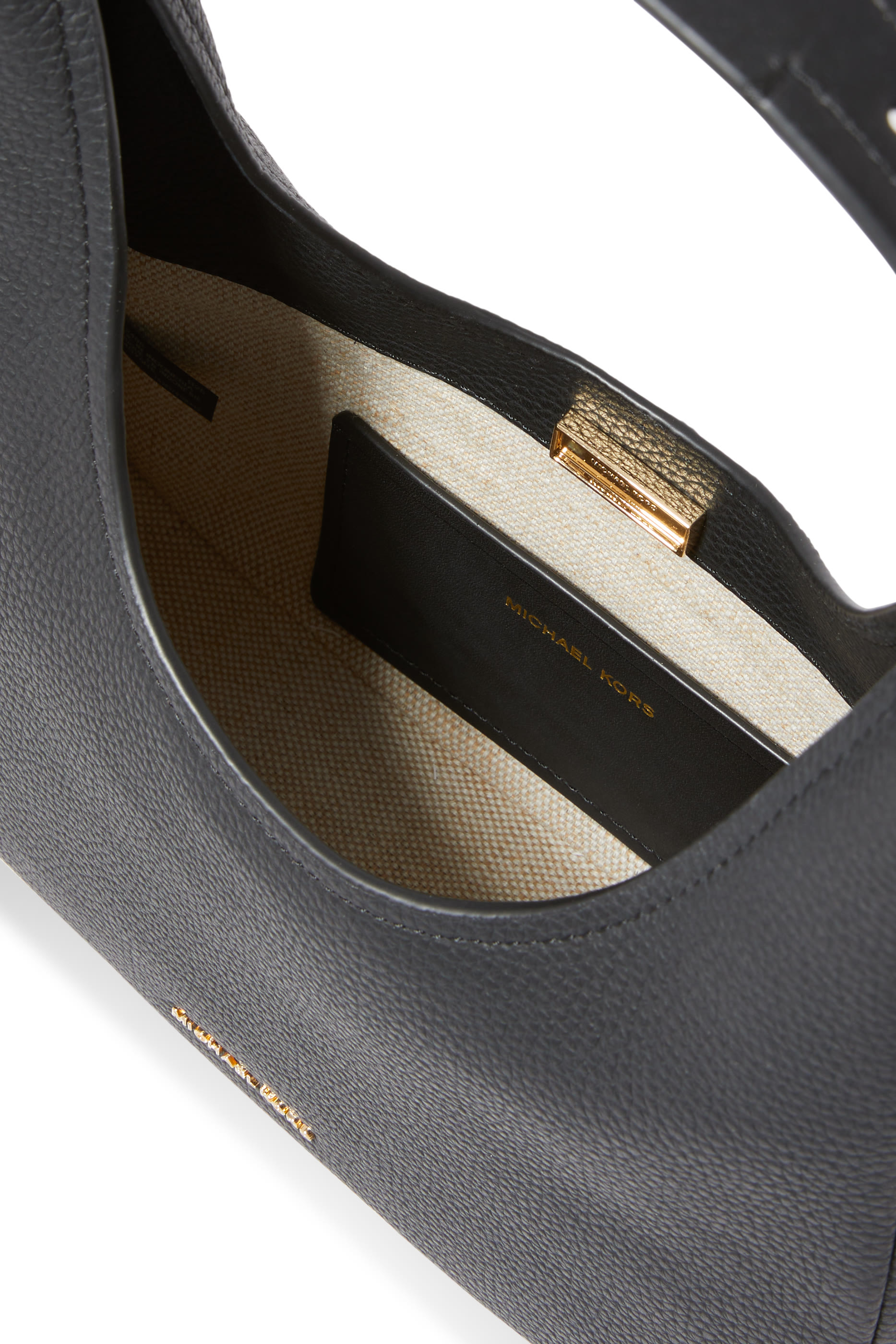 Nolita Small Pebbled Leather Hobo Shoulder Bag