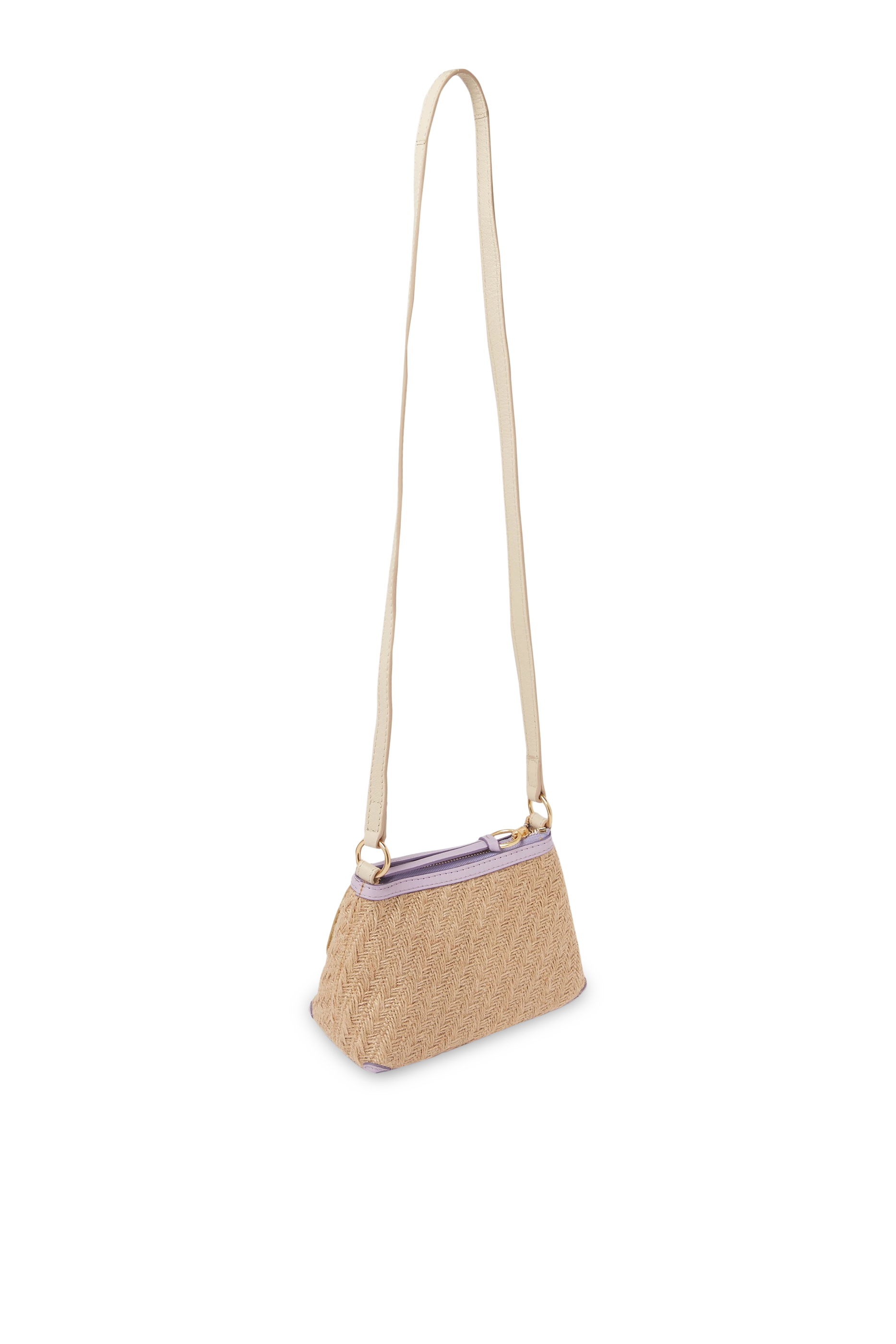 Joan Straw Mini Shoulder Bag