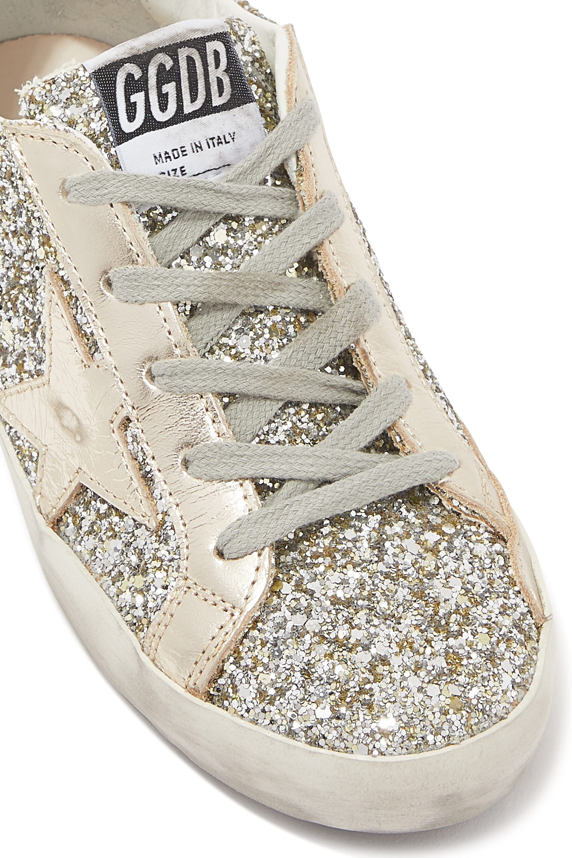 Kids Super-Star Glitter Sneakers