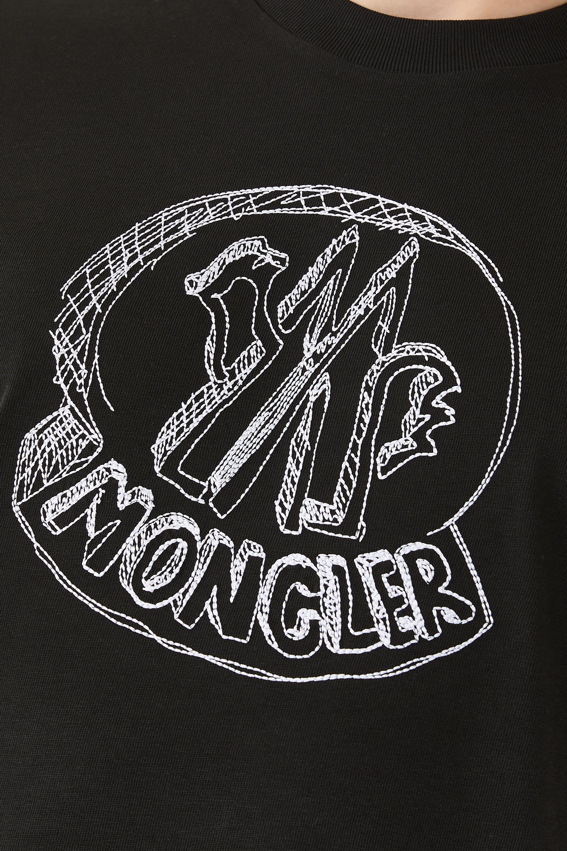 Sketch Embroidered Logo T-Shirt