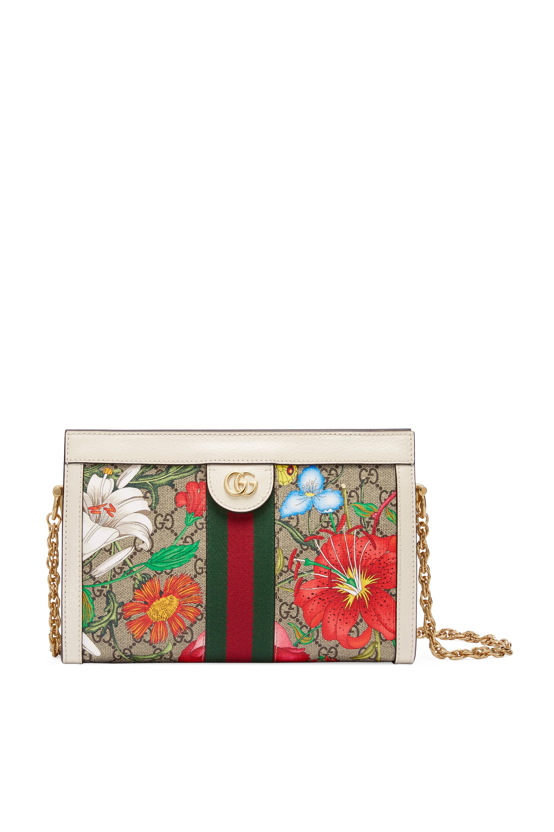 Ophidia GG Flora Small Shoulder Bag