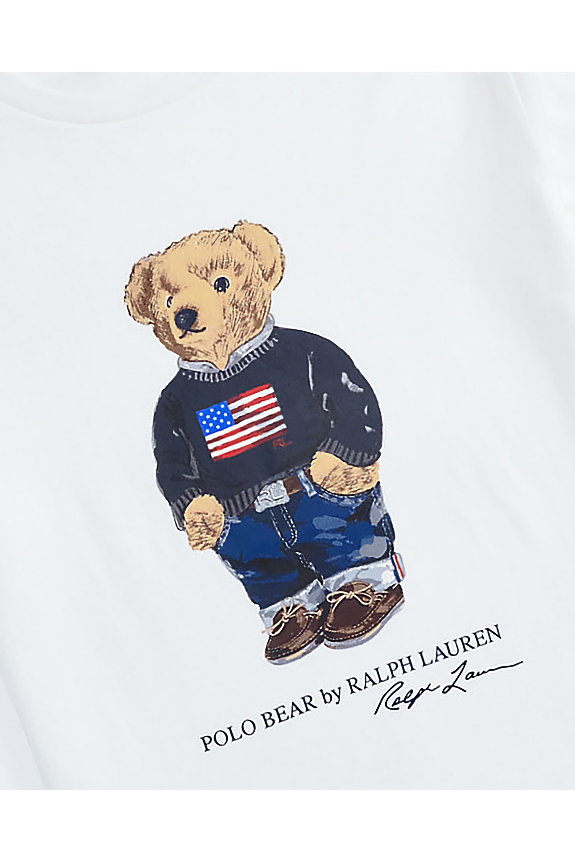 Kids  Polo Bear Cotton Jersey T-Shirt