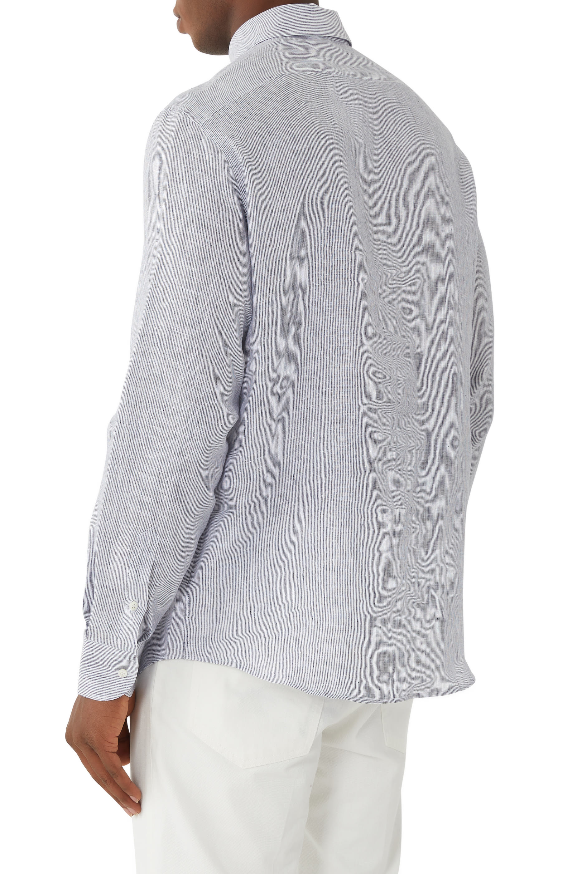 Classic Long Sleeves Linen Shirt