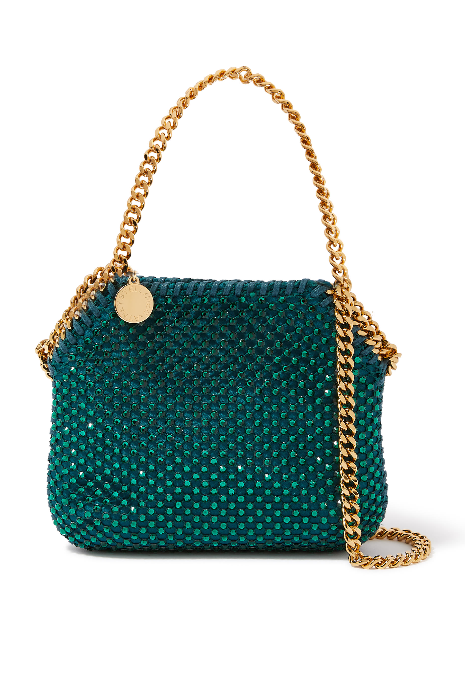 Middle East Exclusive Falabella Crystal Mesh Mini Tote Bag