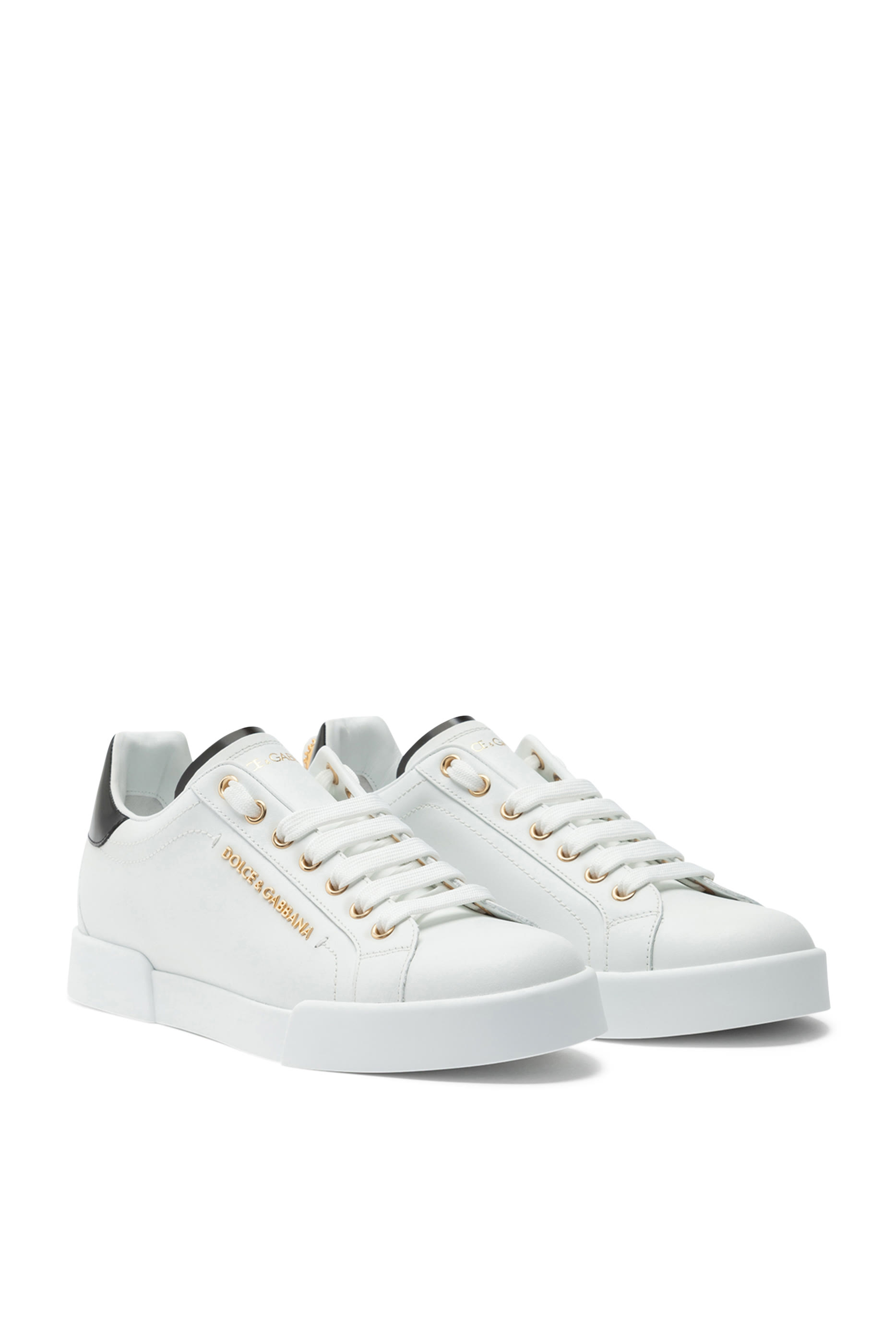  Calfskin Nappa Portofino Sneakers with Lettering
