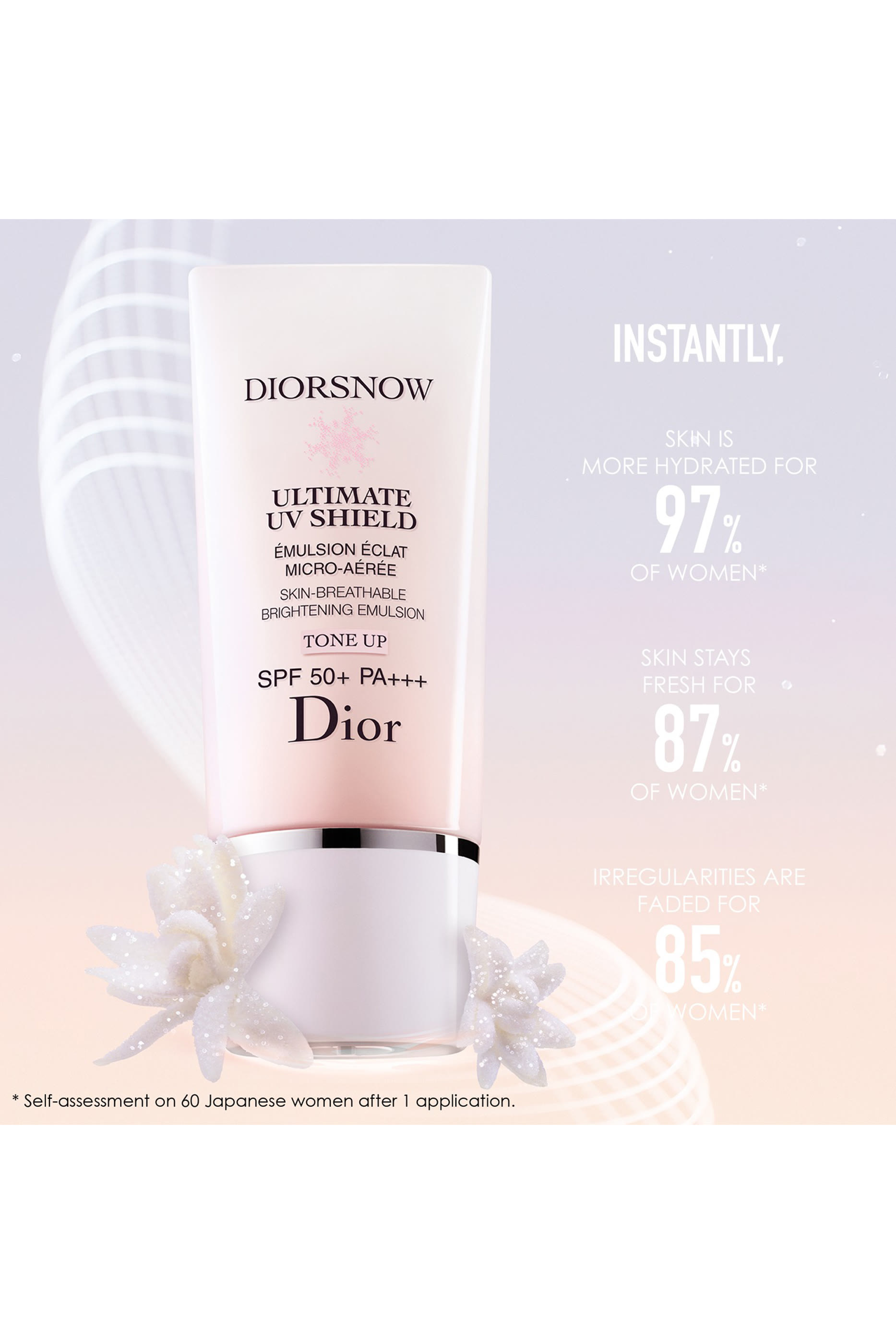 Diorsnow Ultimate UV Shield - Skin-Breathable Brightening Emulsion SPF 50+ PA+++