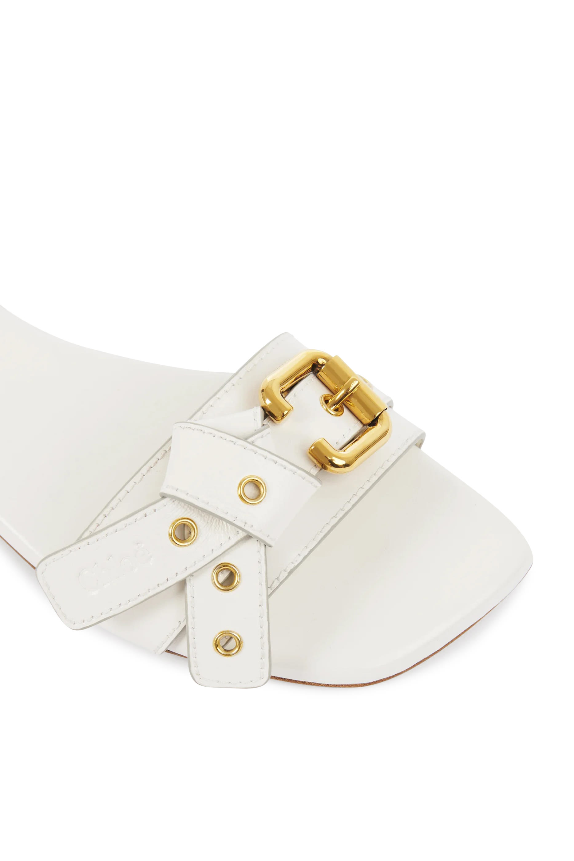 Mae Leather Slides