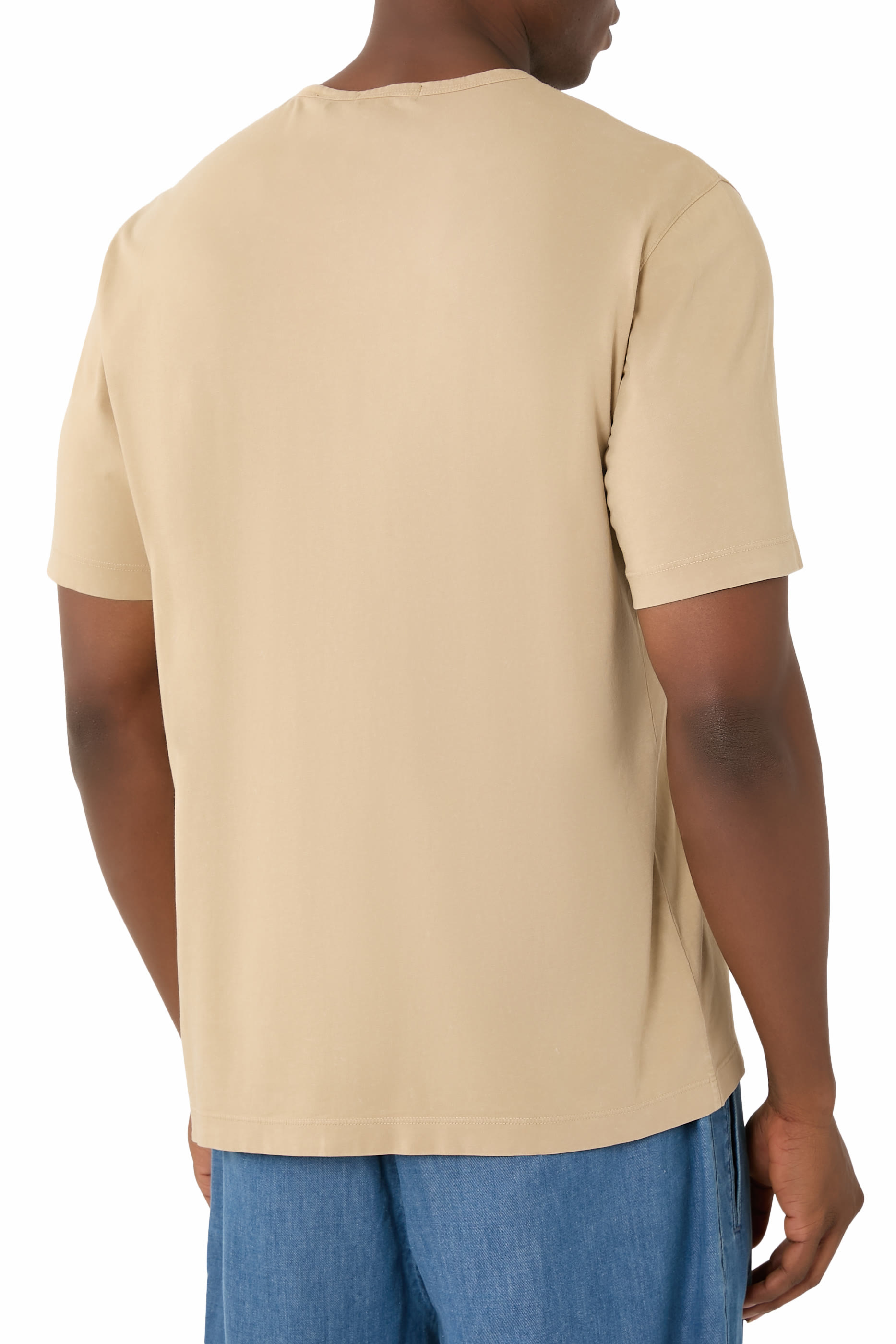 Ribbed Crewneck T-Shirt