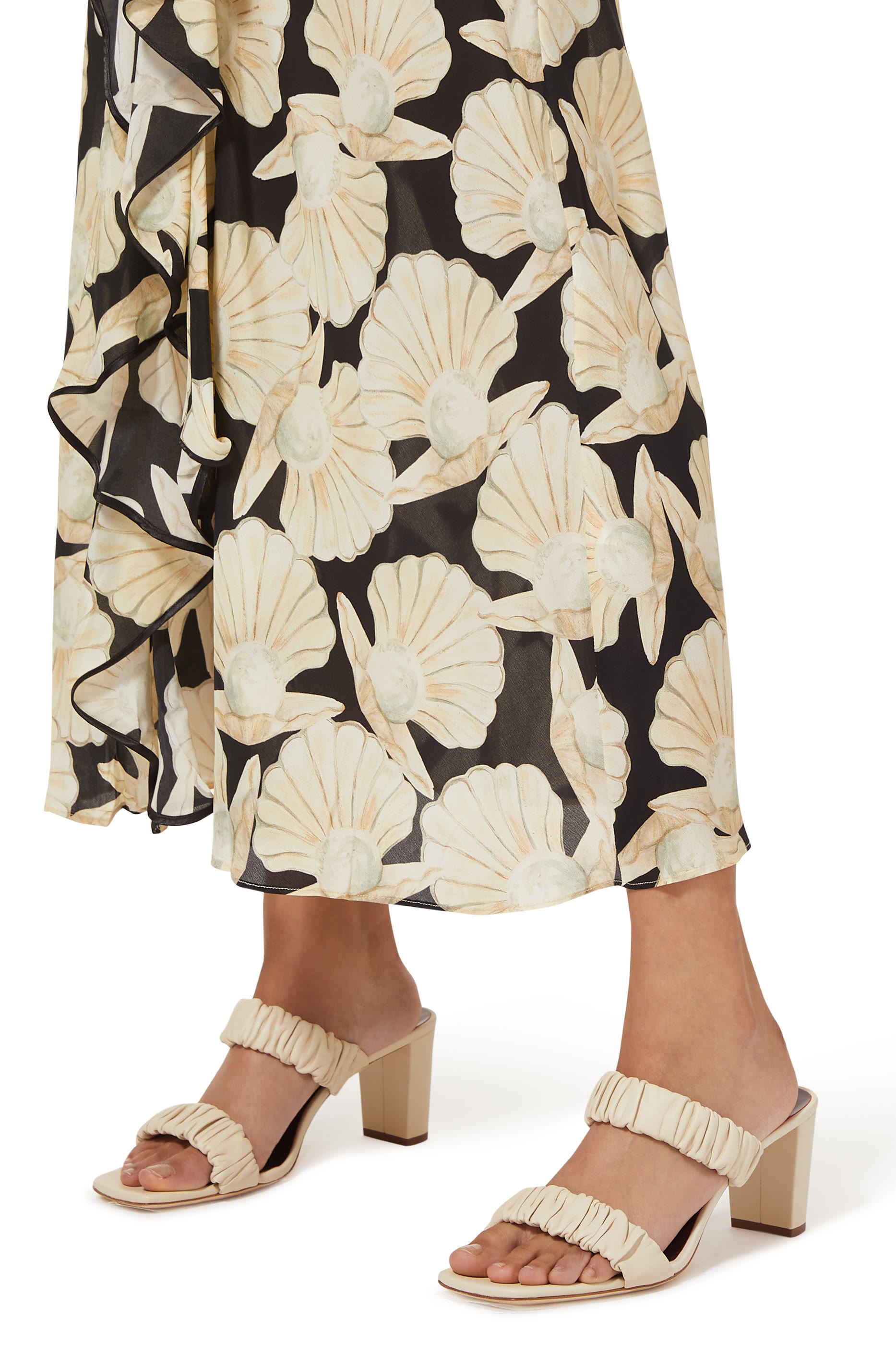 Frankie 60 Ruched Sandals