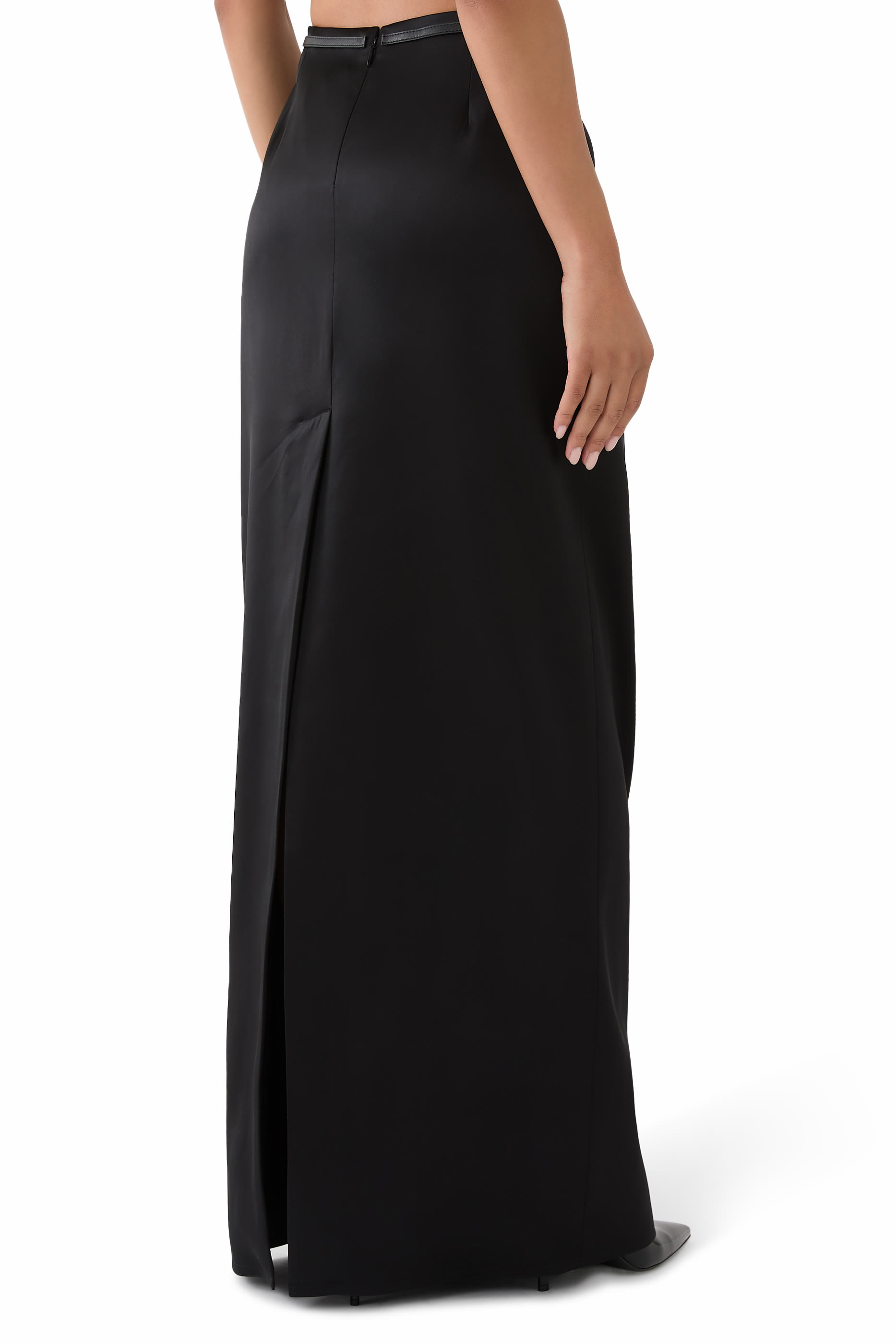 Stretch Viscose Duchess Skirt