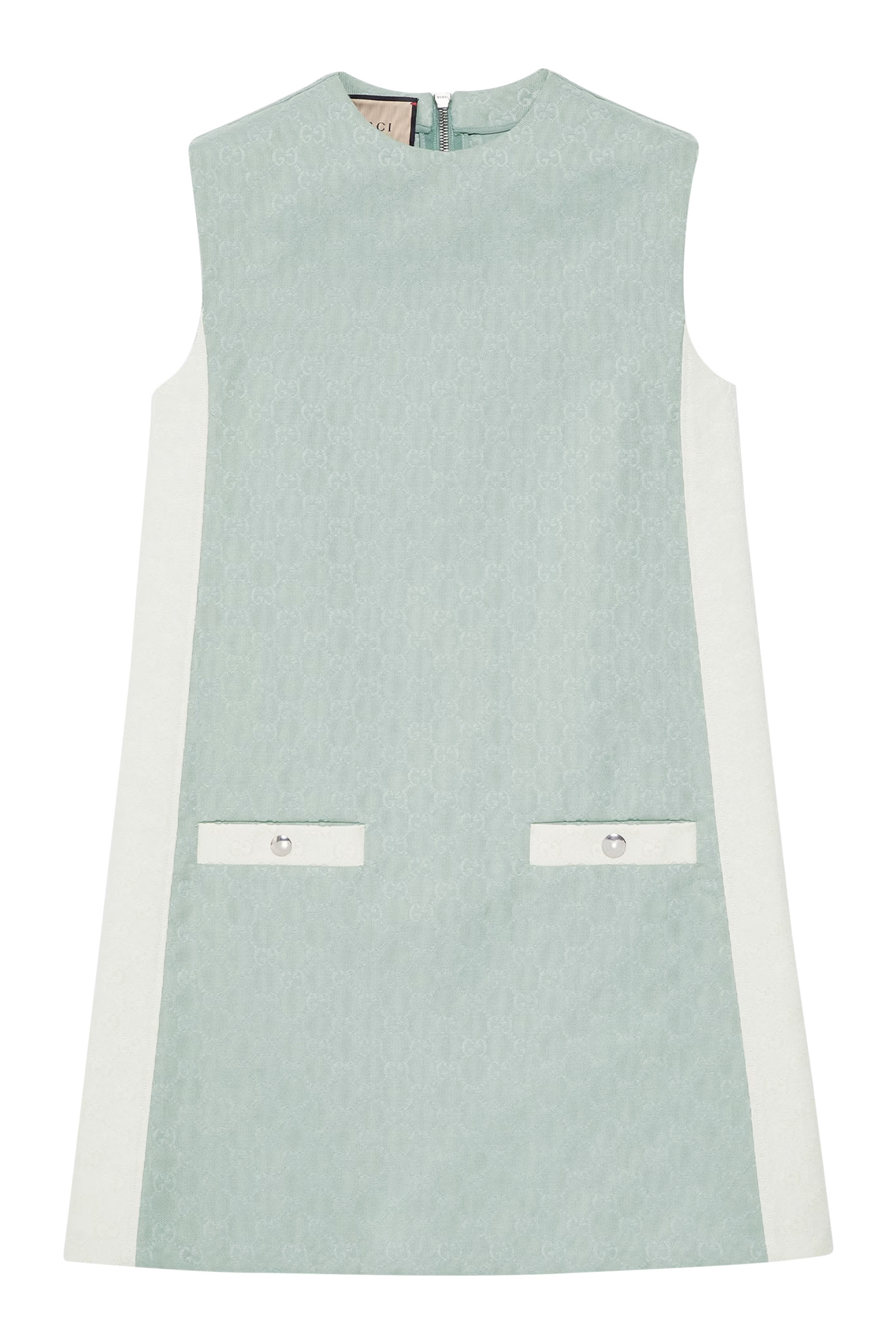 Sleeveless GG Canvas Mini Dress