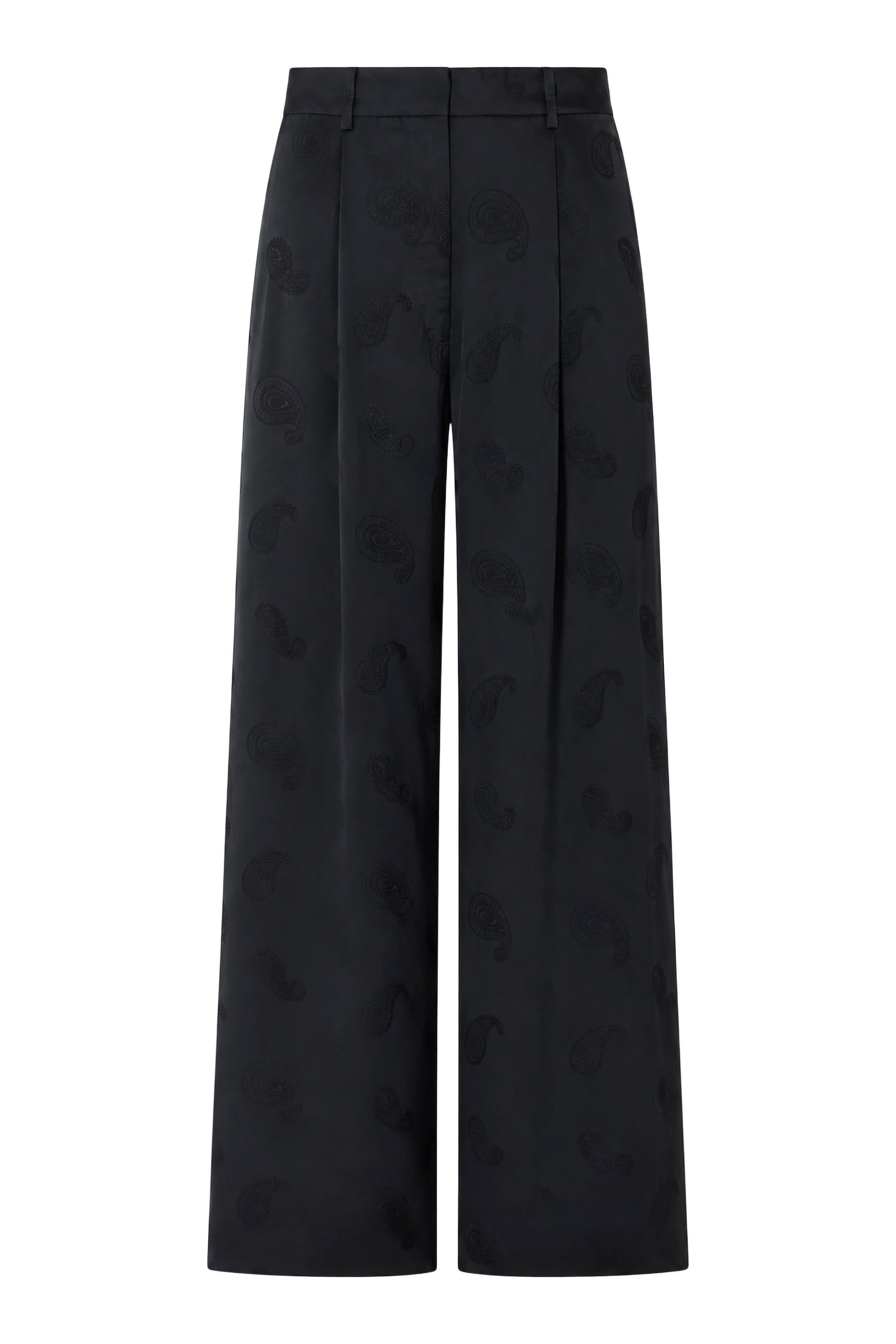All-Over Paisley Palazzo Trousers