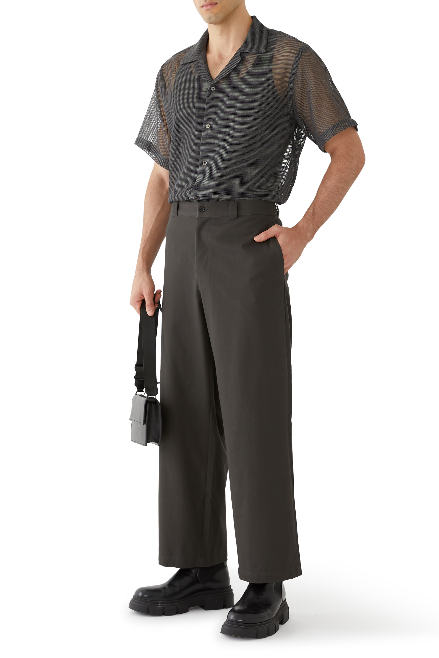 Canty Mesh Short Sleeve Shirt