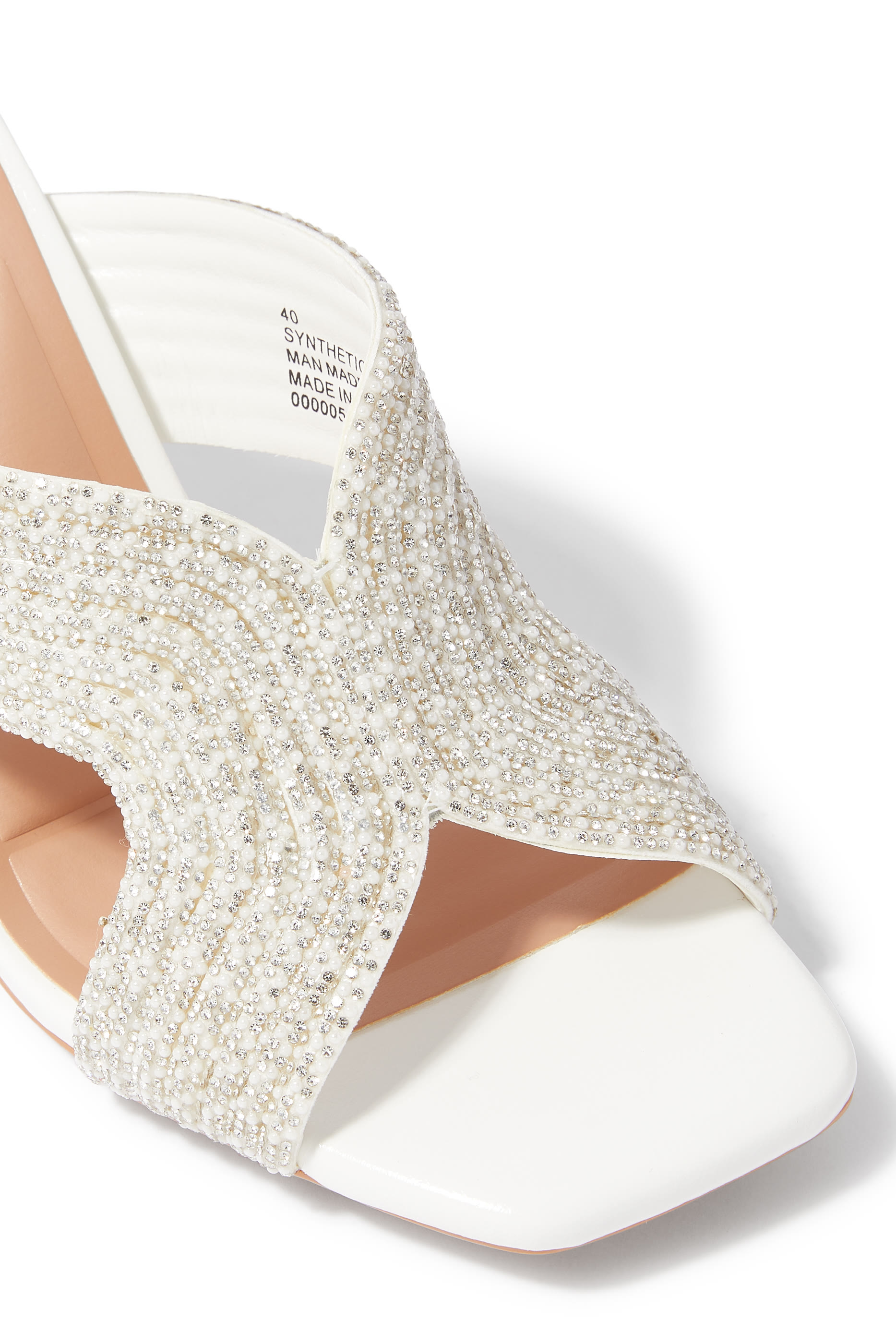 Carvela 60 Paparazzi Pearl Block Heels