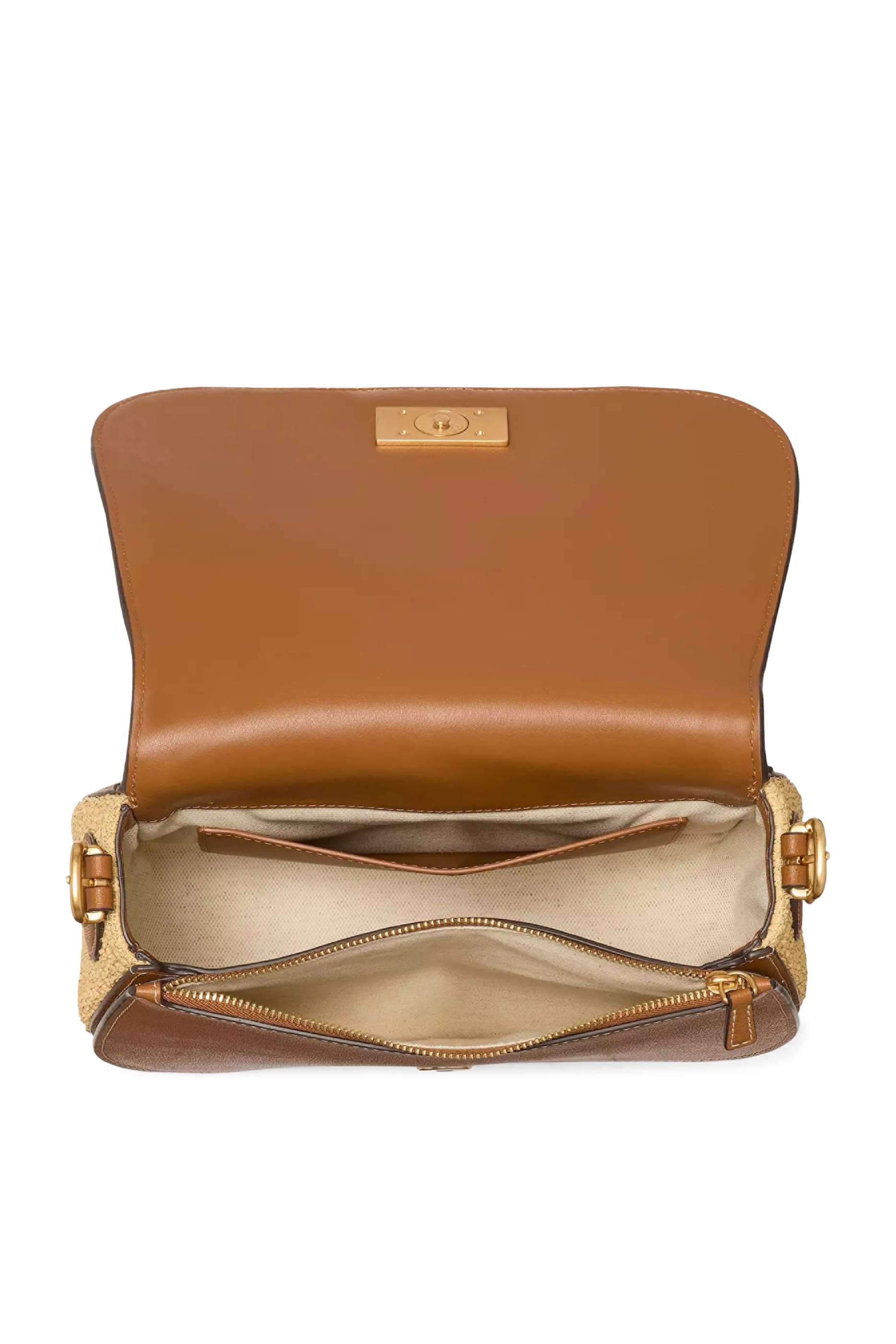 Nouveau Straw Saddle Bag