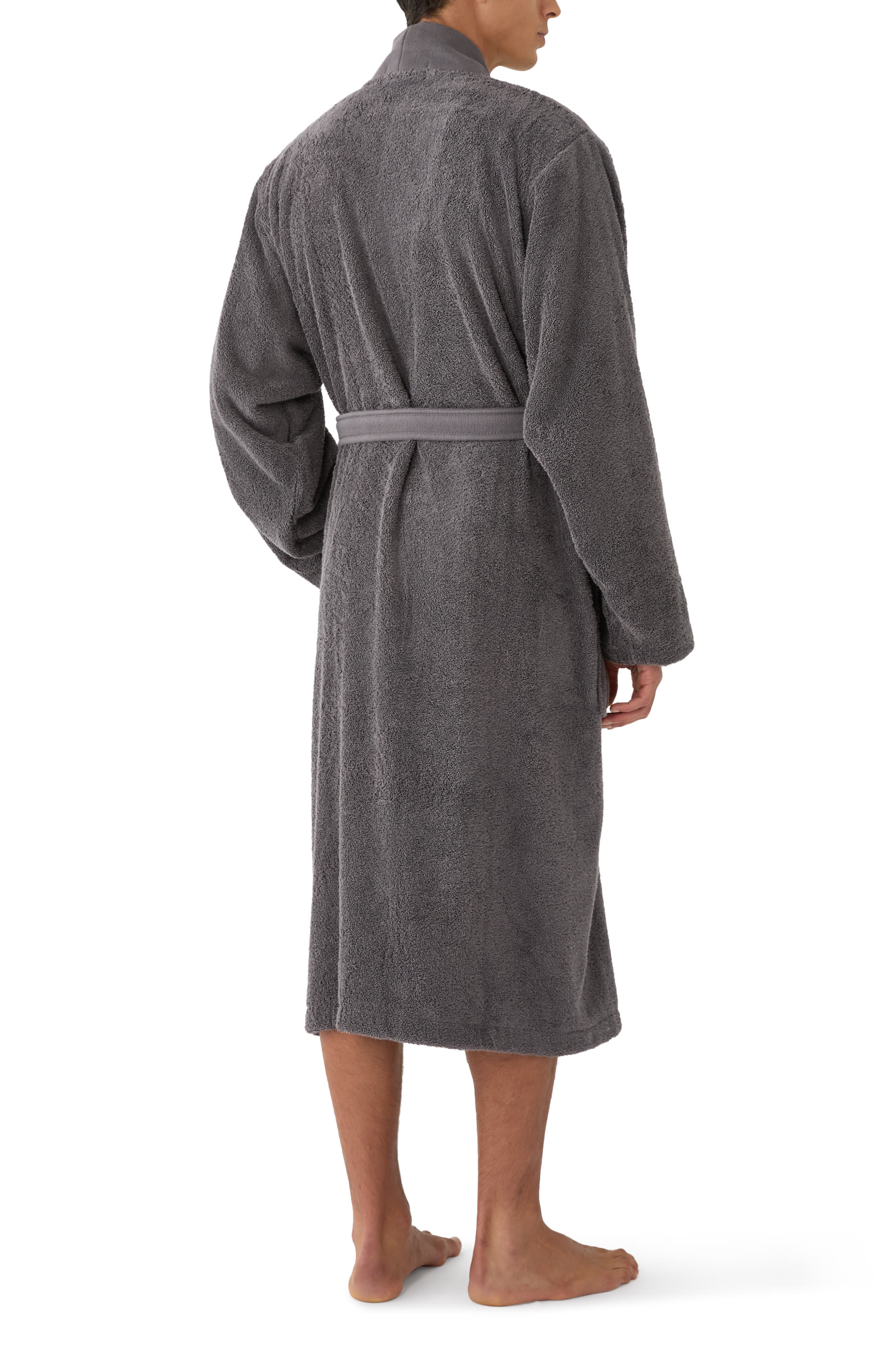 Logo-Lapel Dressing Gown