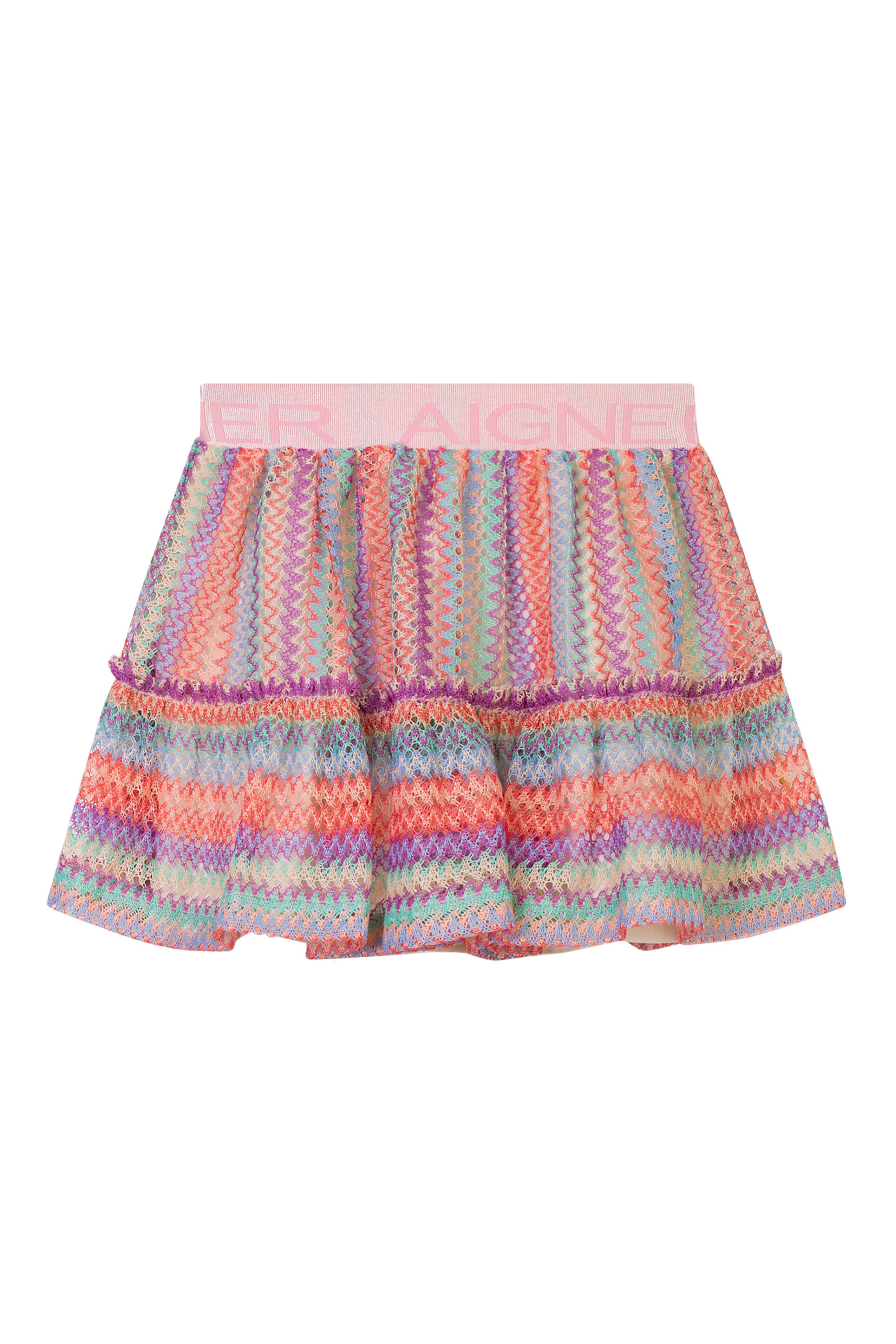 Kids Woven Zig-Zag Skirt