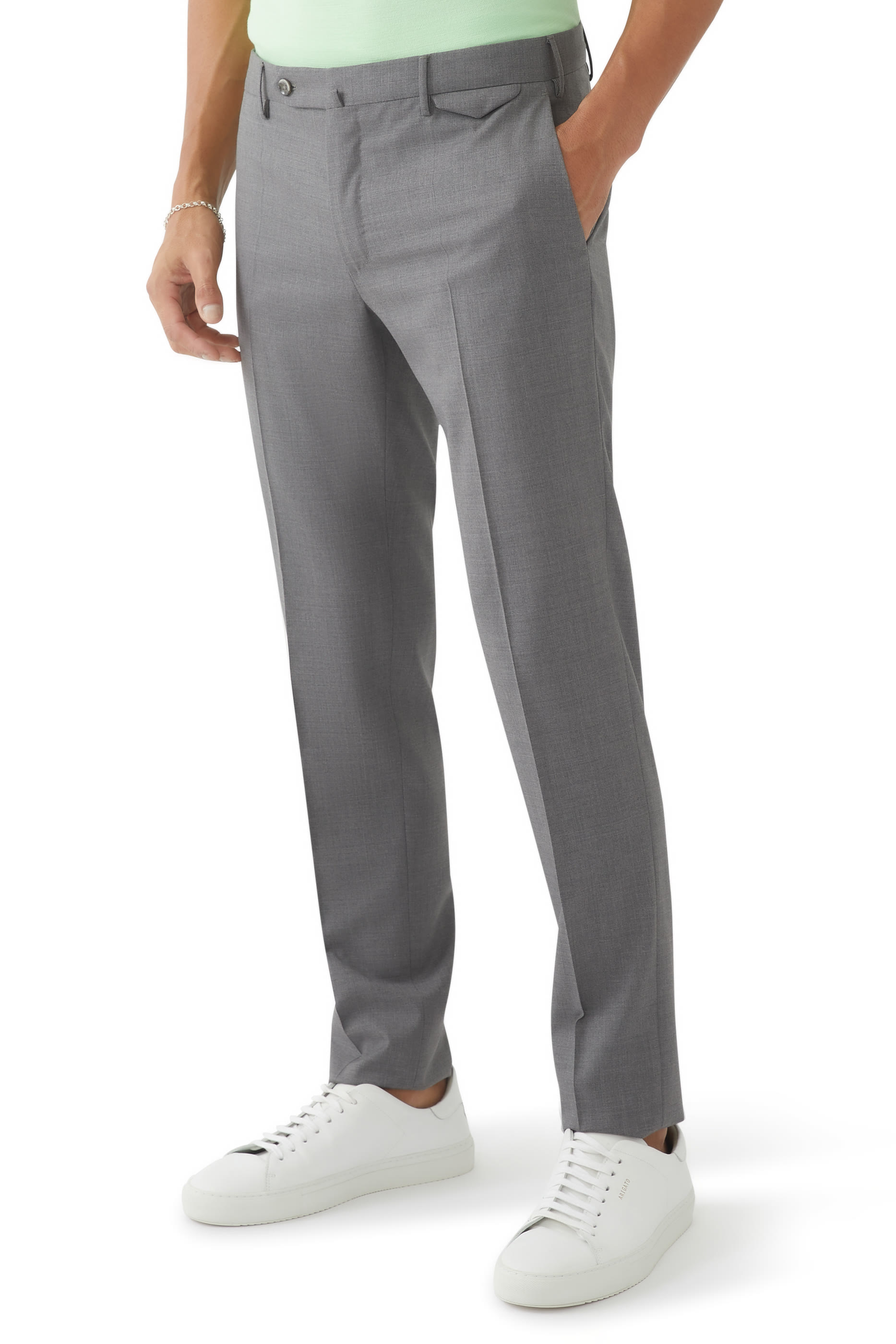 Wool Slim-Fit Trousers