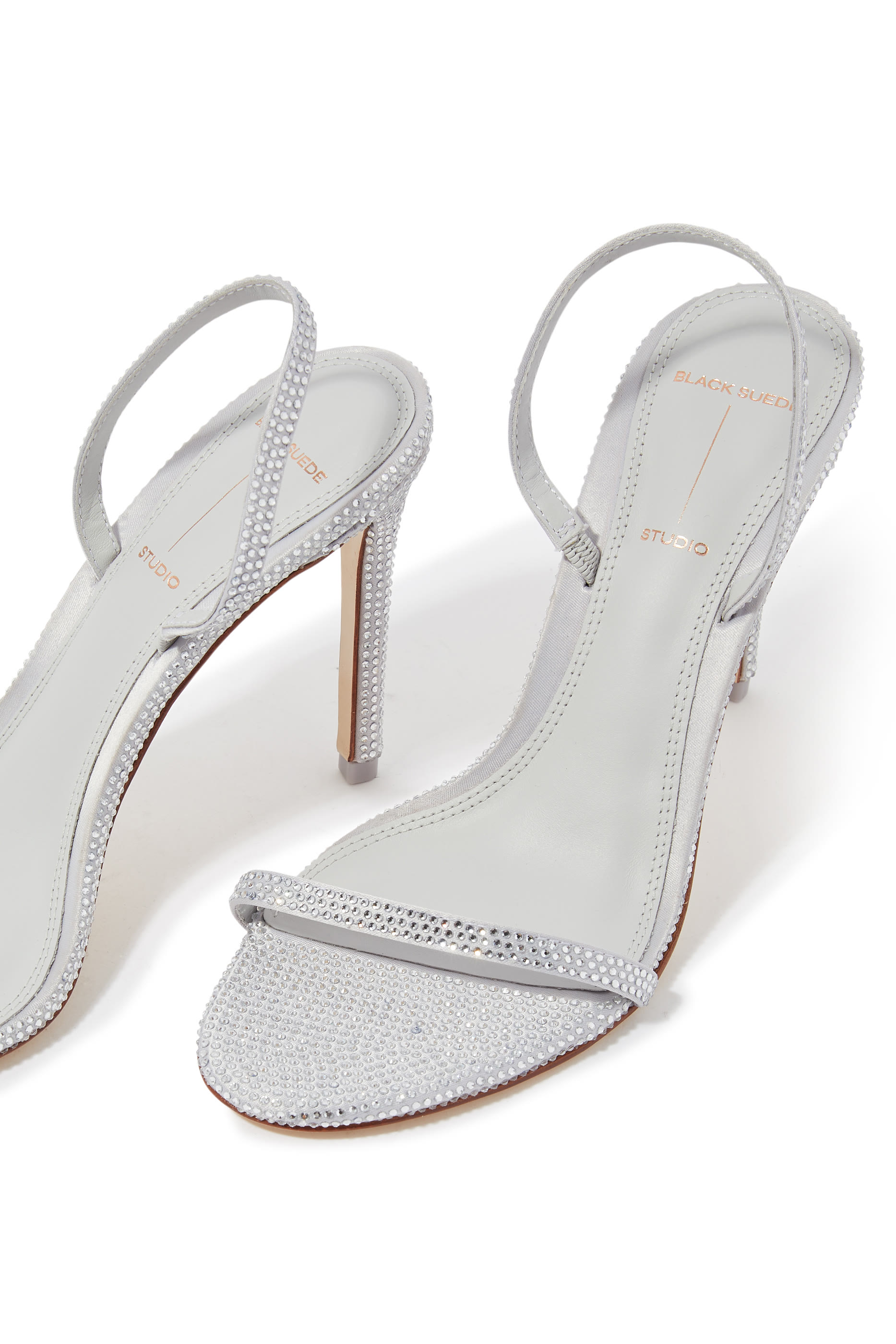 Luciana 100 Embellished Slingback Sandals