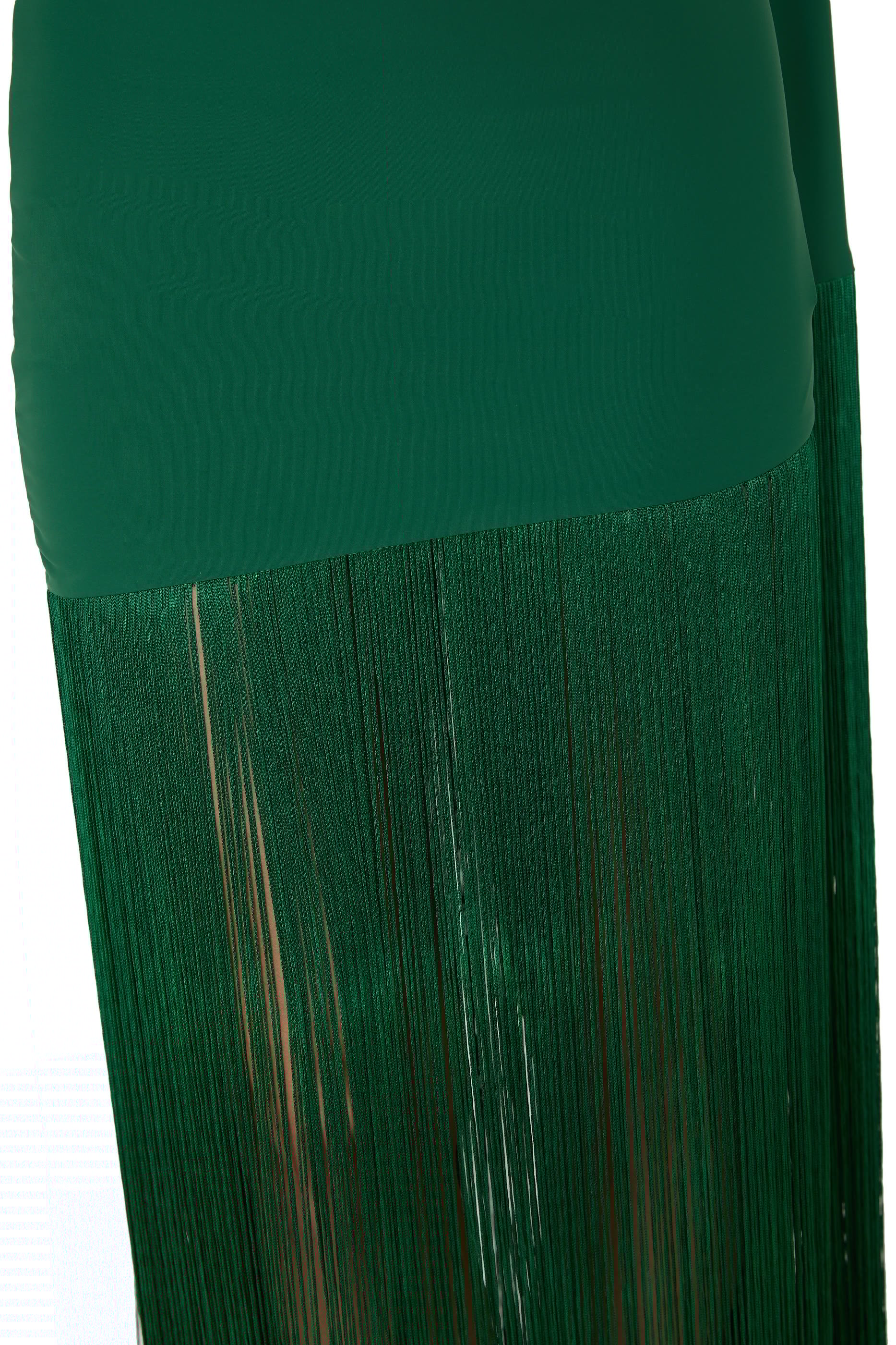  Sonia Strapless Scarf Fringe Dress