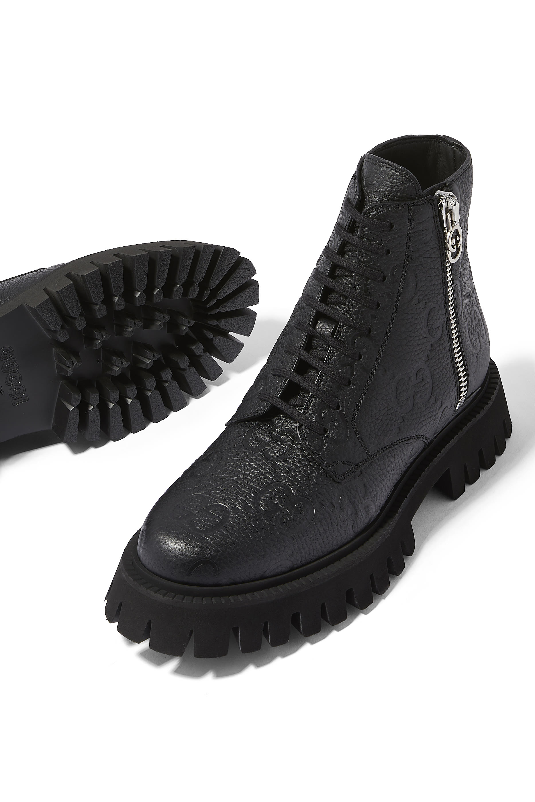 GG Leather Boots