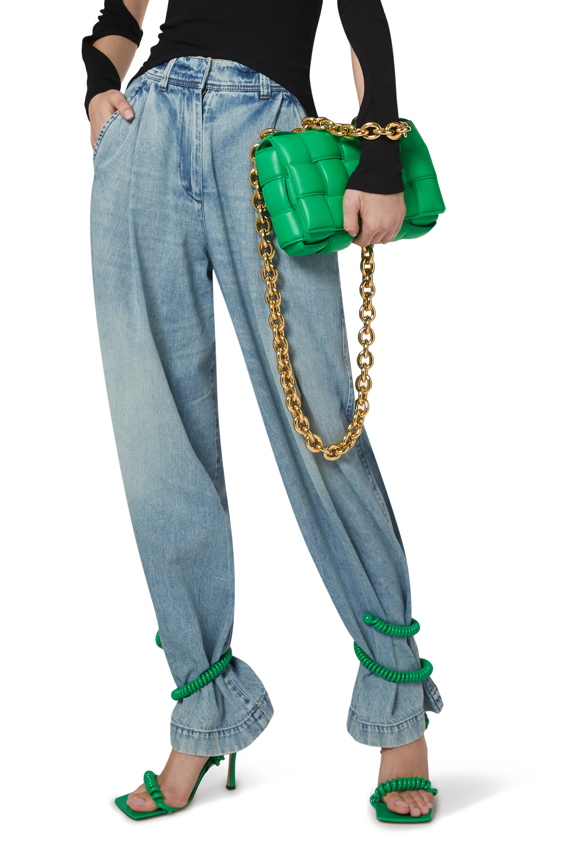 Chain Cassette Crossbody Bag