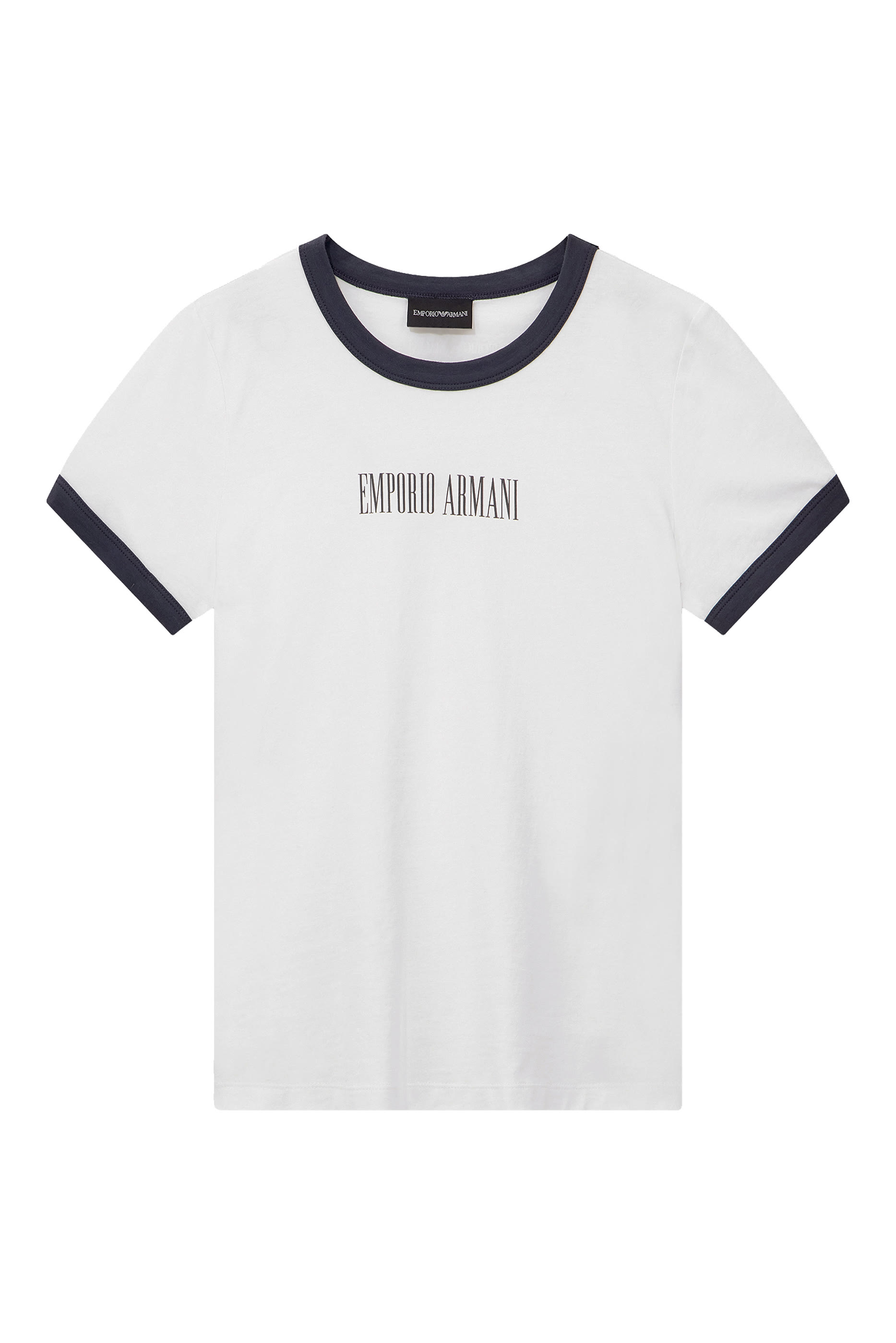  Cotton Jersey T-Shirt with Front Logo