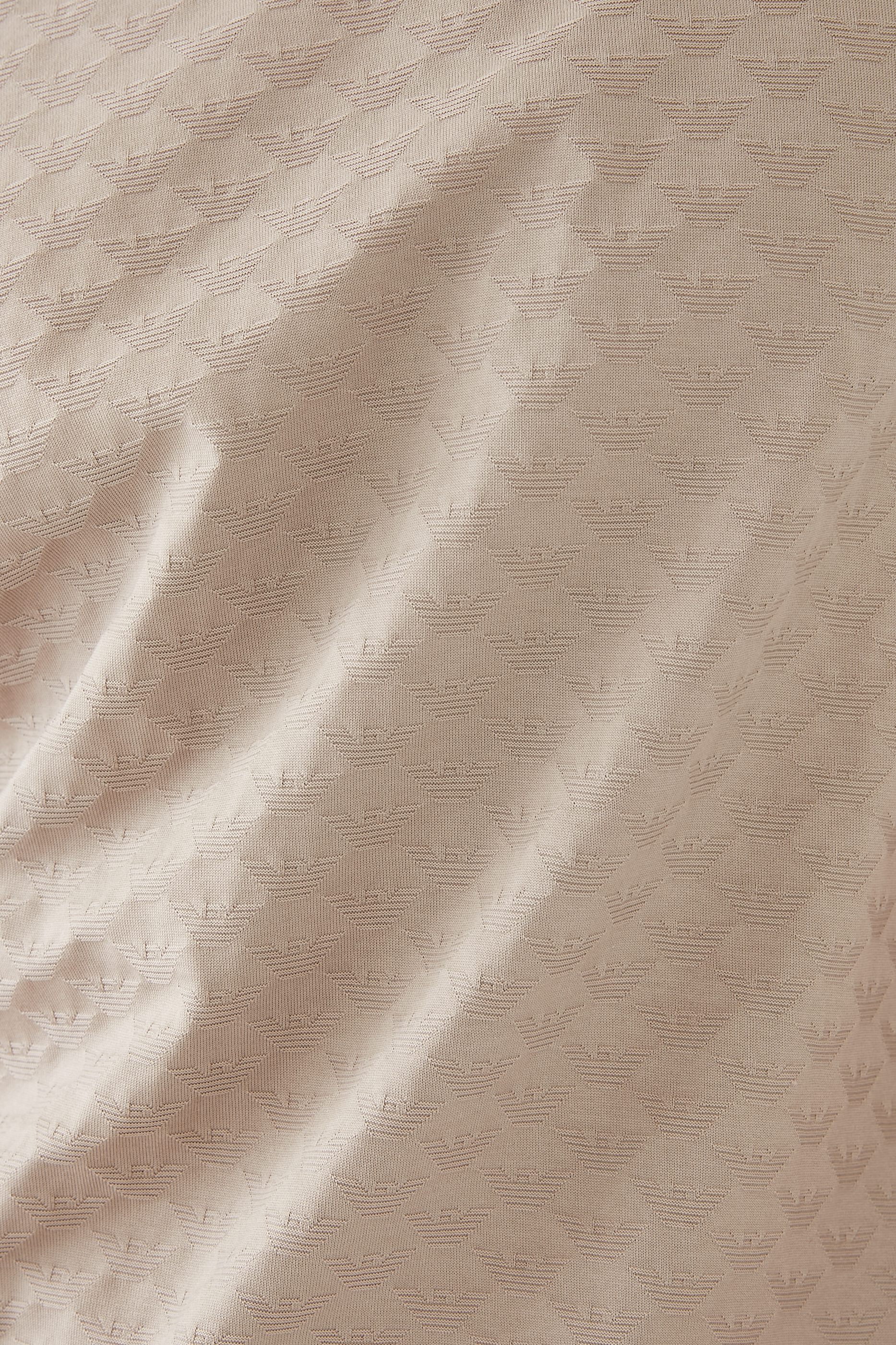 All-Over Jacquard Eagle Logo T-Shirt