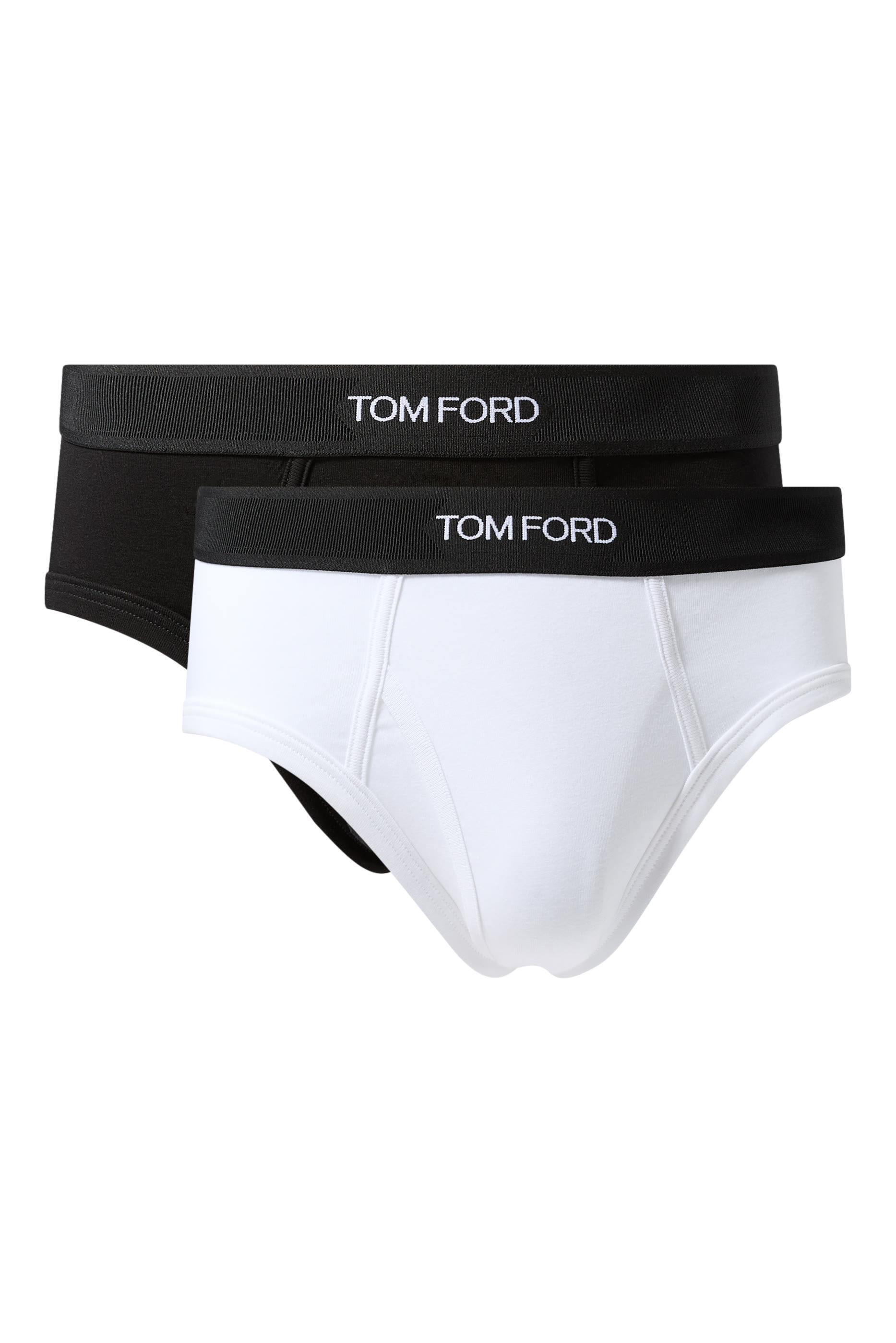 Cotton Stretch Jersey Briefs, Set of 2