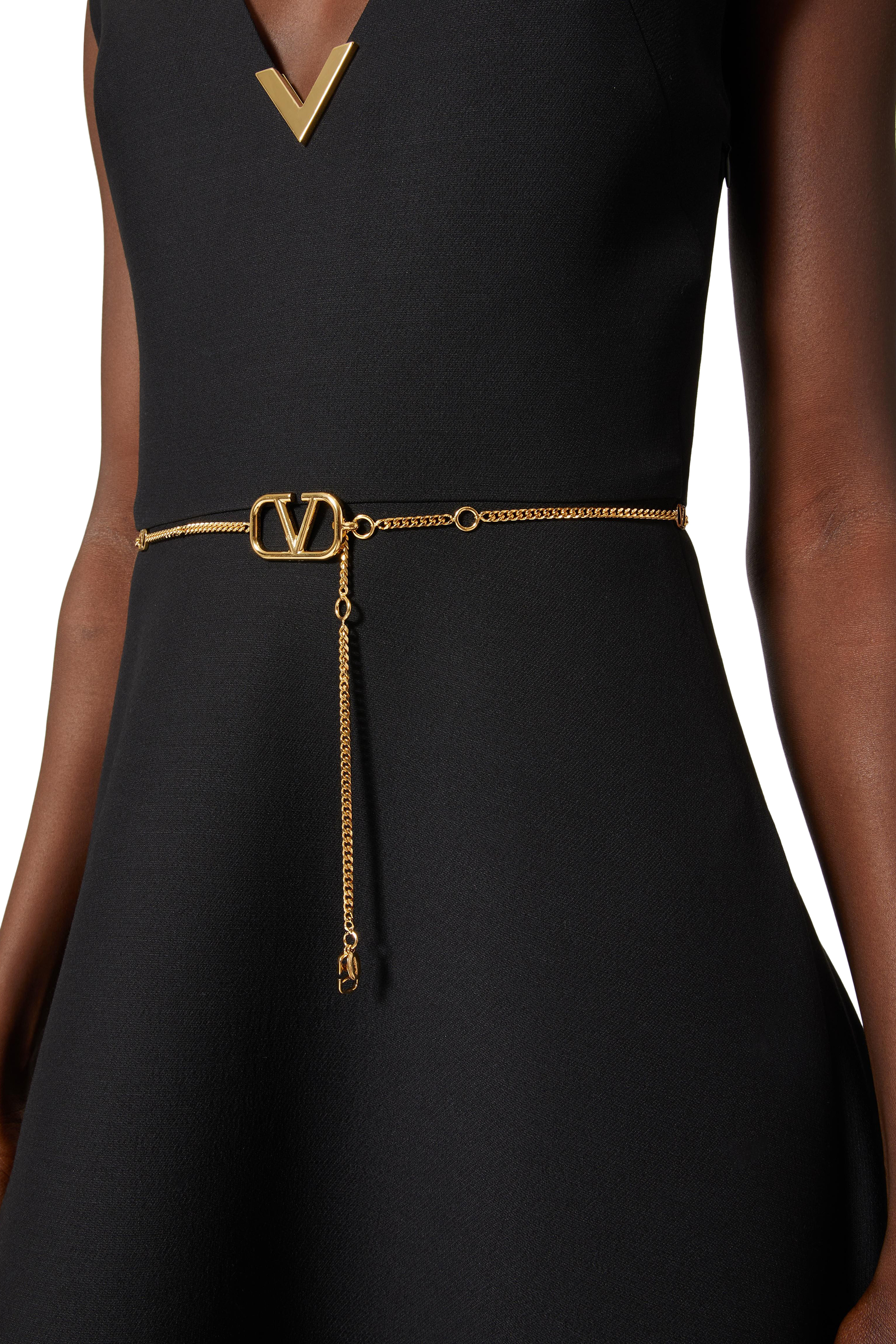 VLogo Signature Chain Belt